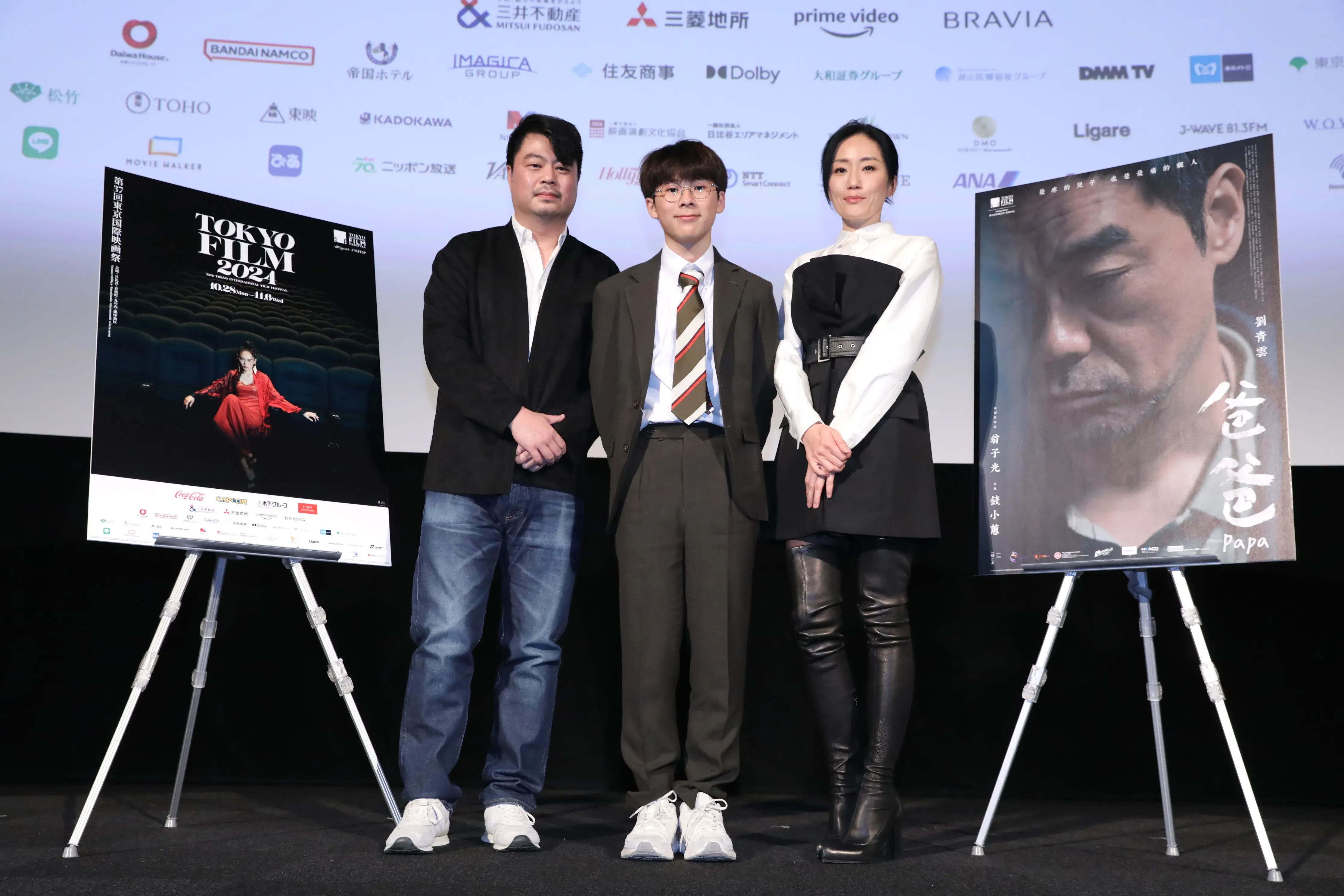 翁子光早前聯同谷祖琳、蘇文濤赴日出席東京國際電影節。