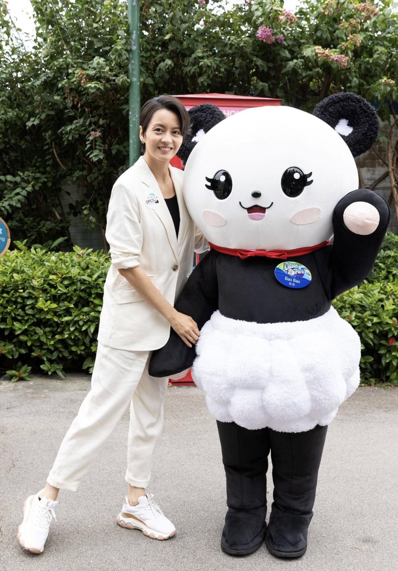 Gigi 表示經常與囡囡到海洋公園探望熊貓。