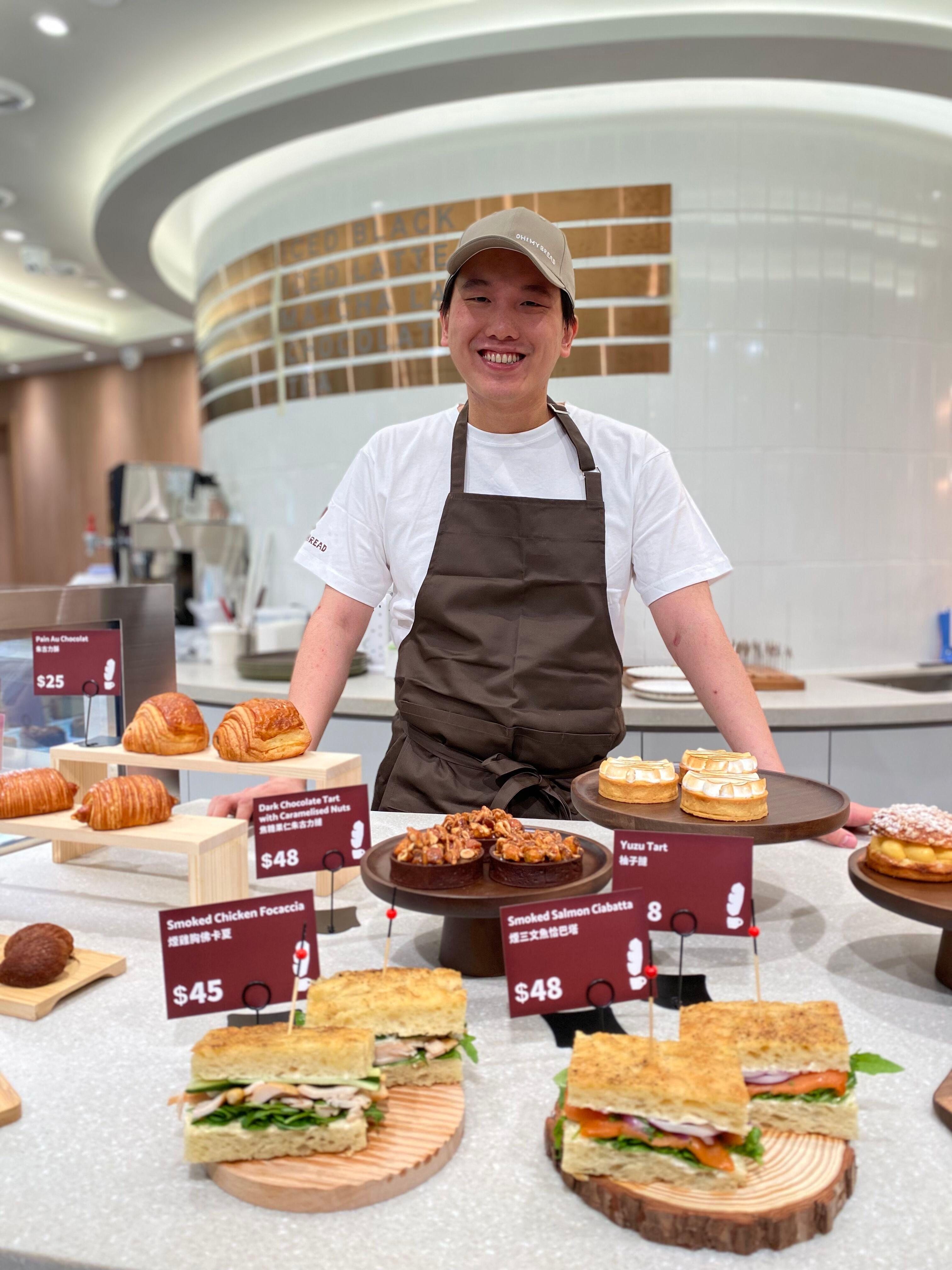 法式酥餅由前二星米芝蓮法國餐廳Ecriture的糕餅主廚Cyrus Yan甄栢揚主理。