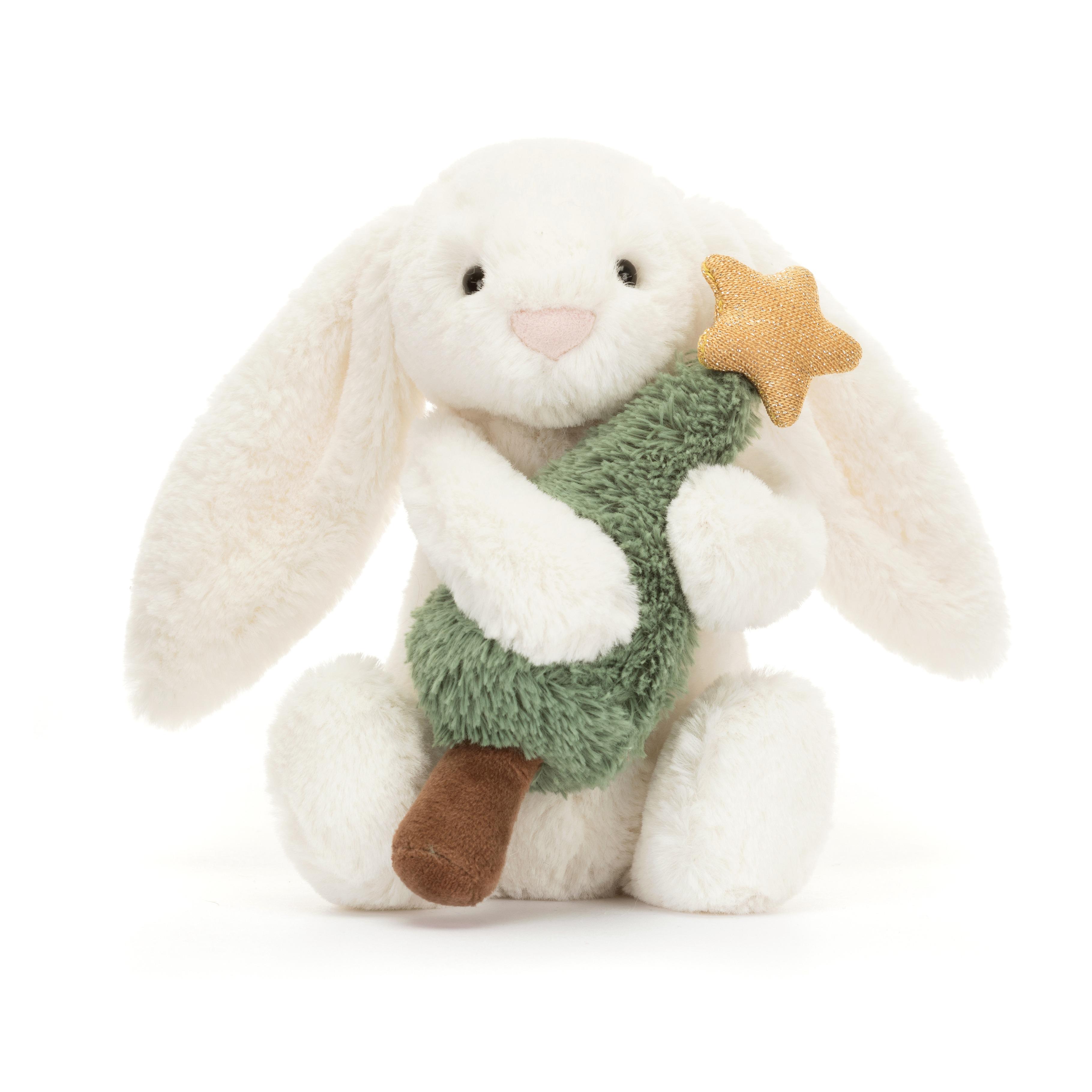 JELLYCAT_2024 XMAS BASHFUL BUNNY WITH CHRISTMAS TREE_HKD 315