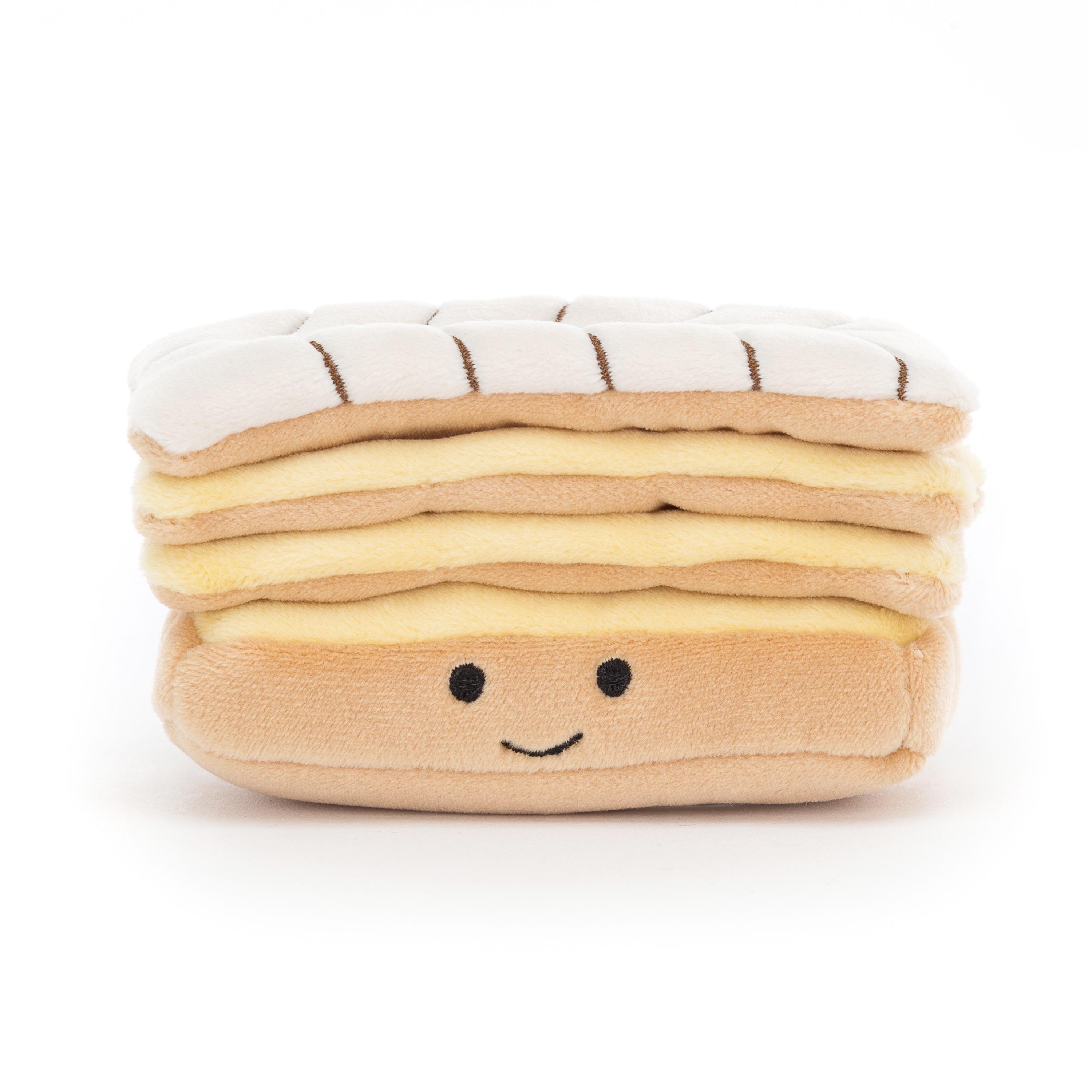 JELLYCAT_PRETTY PATISSERIE MILLE FEUILLE 6X9CM_HKD 175