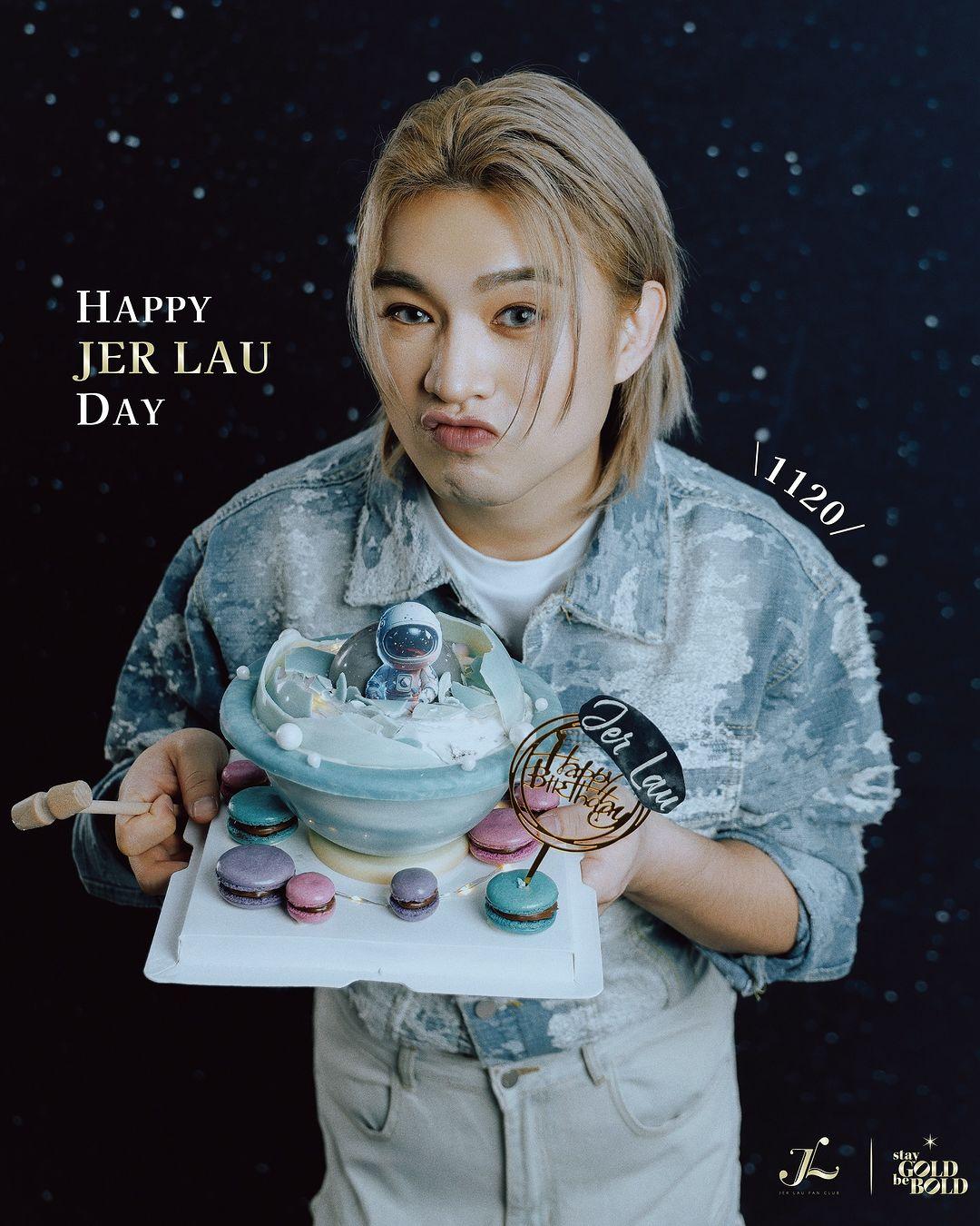 柳應廷Jer特地為柳誕慶典拍攝可愛造型照,非常寵粉。