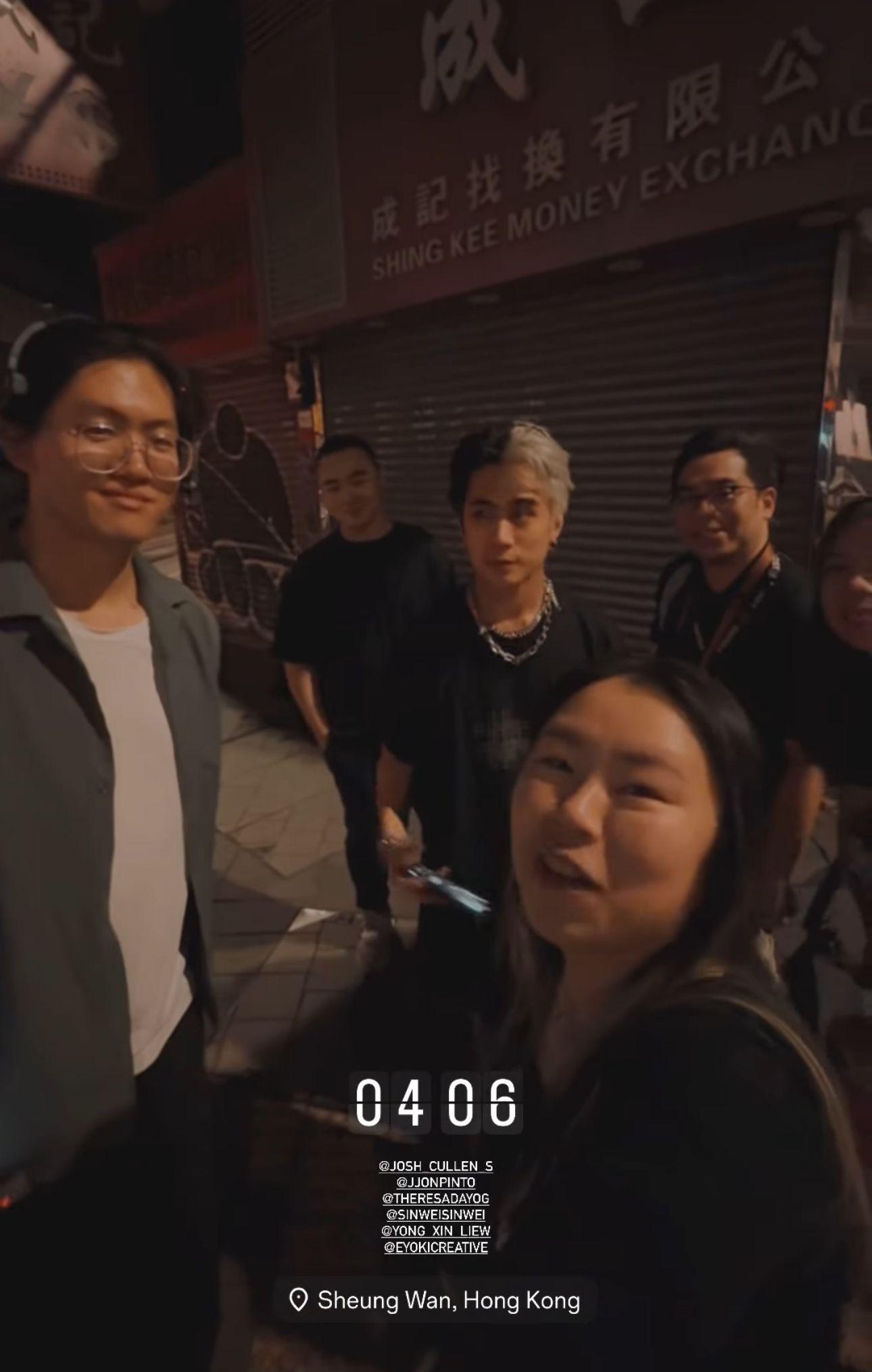 Josh Cullen拍攝到清晨4點,跟住直奔機場。