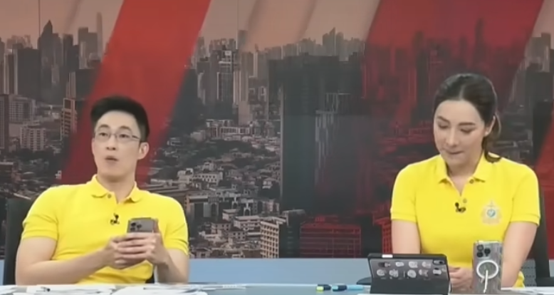 男女主播都在收到訊息後失神。