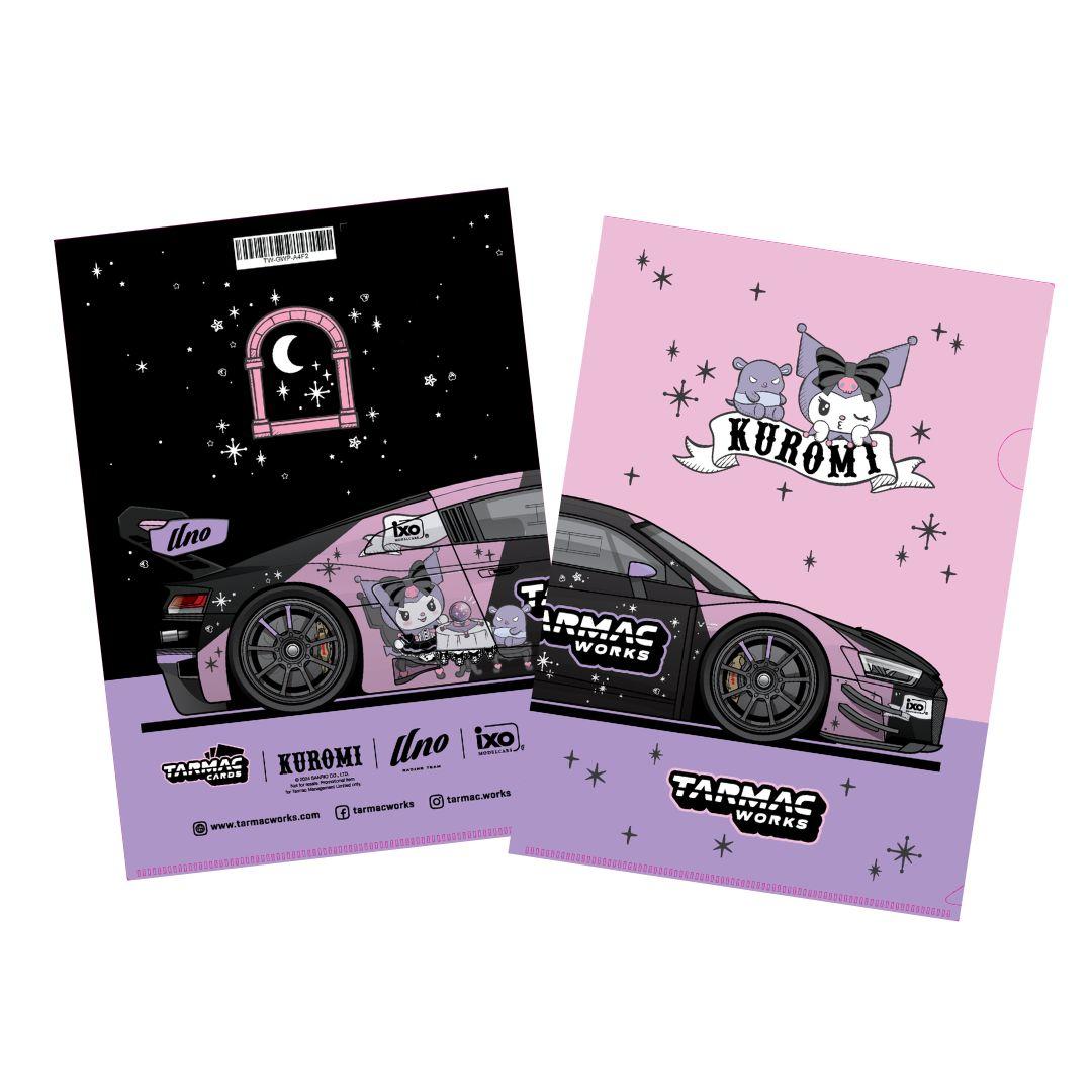 購物禮品 - 「Kuromi」 A4 文件夾 凡購買「Kuromi」模型車,即可獲贈Kuromi A4文件夾一個。