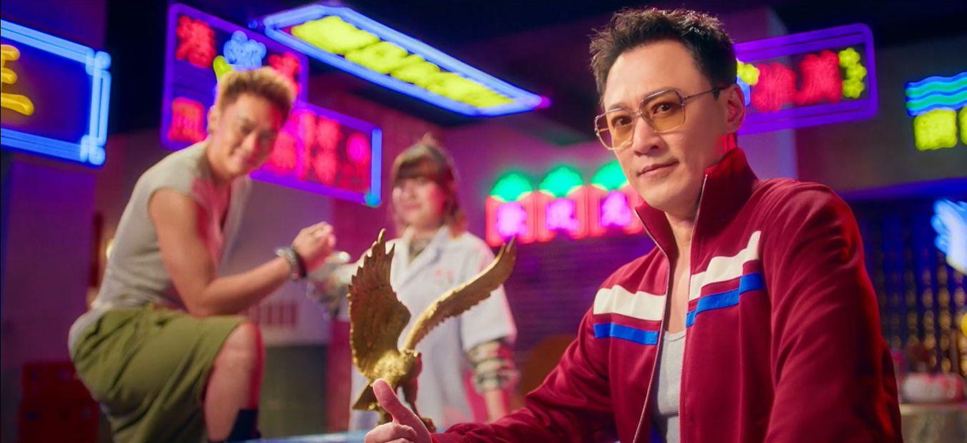 林峯、胡子彤、阿正合作拍活絡油廣告。