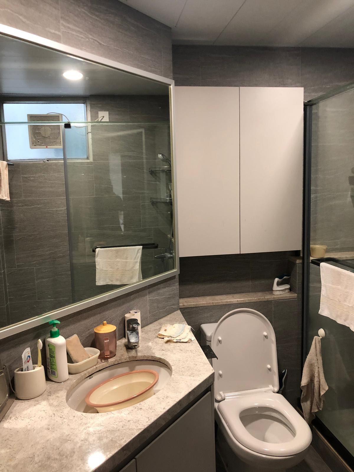 浴室裝修雅緻討好,十分實用。(代理提供)