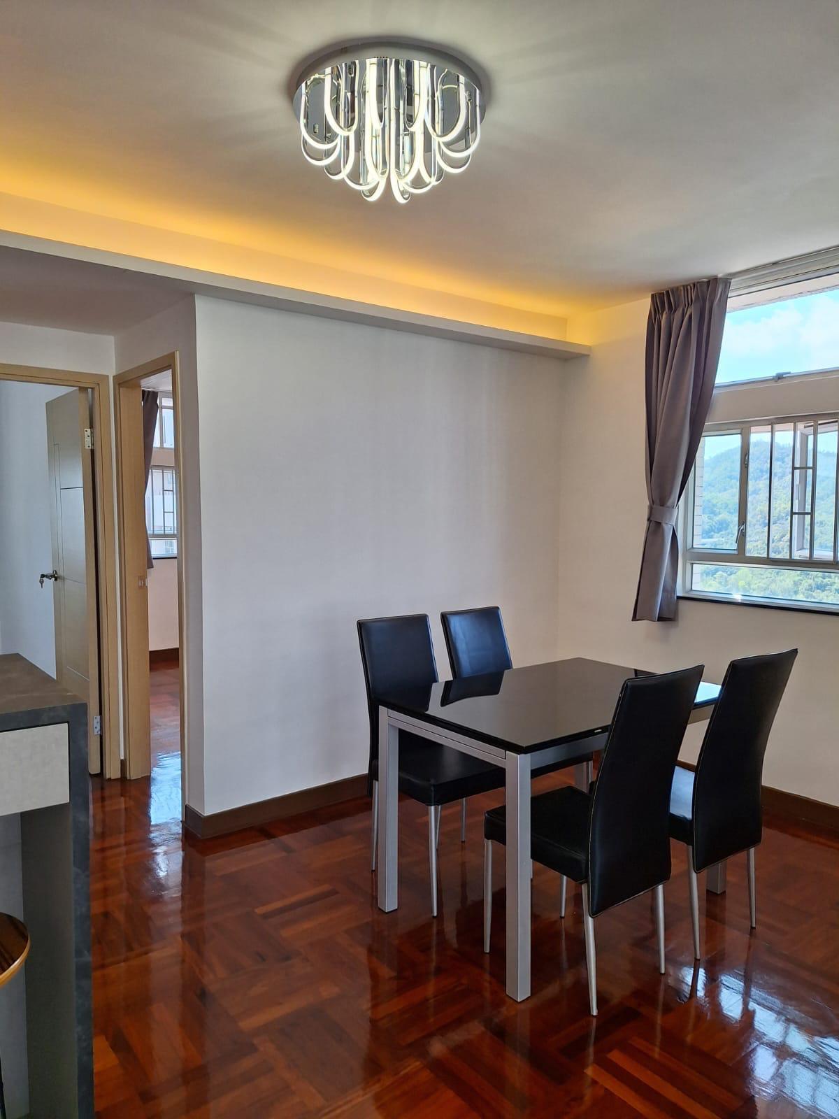 單位裝修新淨雅緻,外望山景,居住環境舒服。(代理提供)