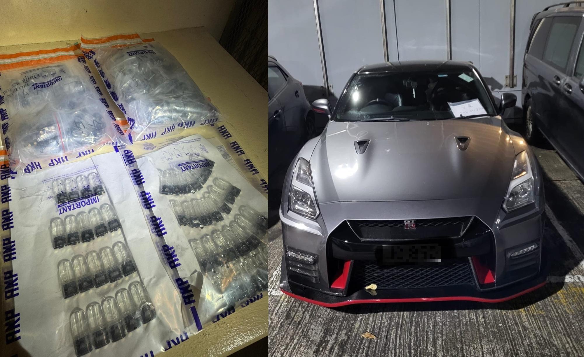 4男女涉管有太空油被捕。