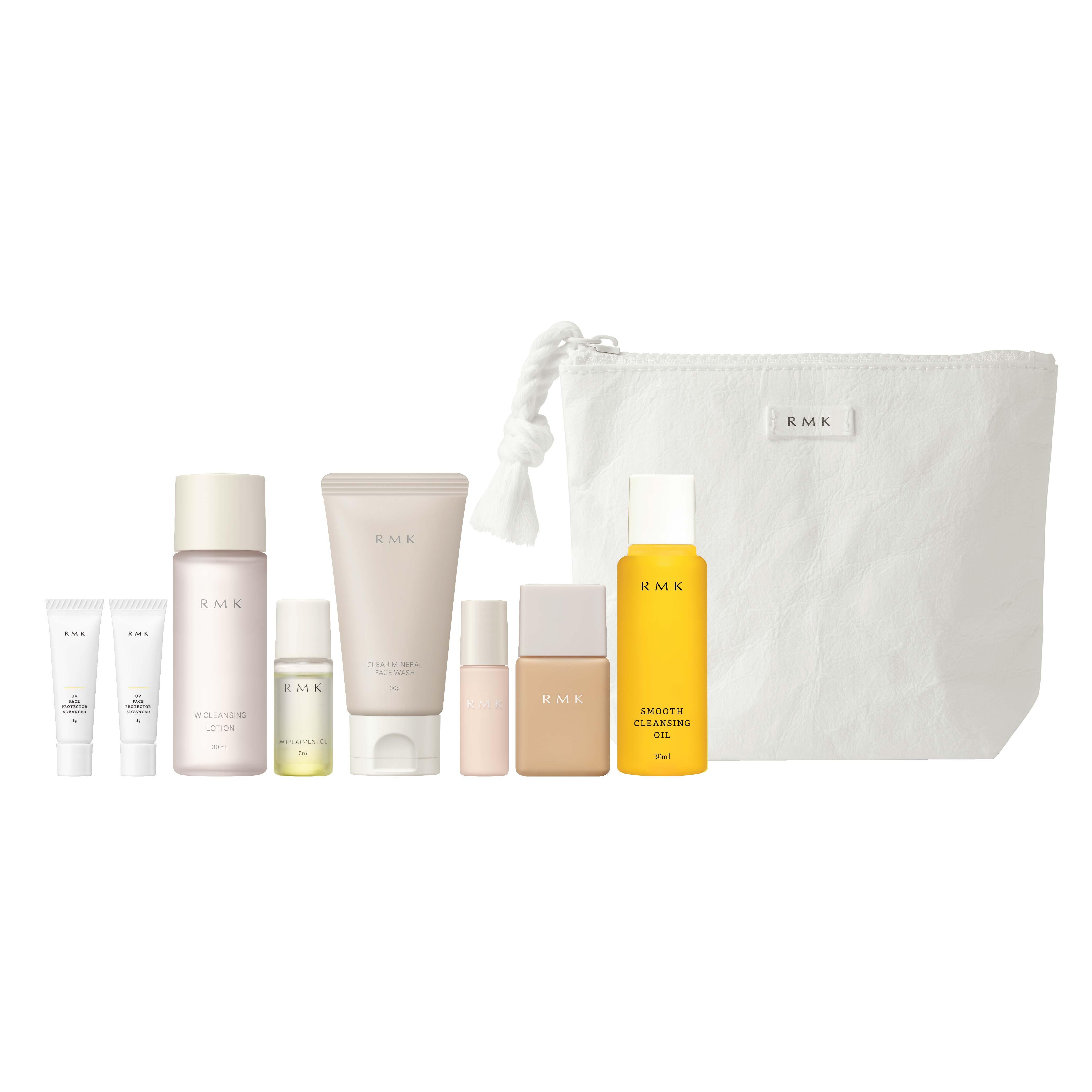 雙11美妝服飾優惠|RMK 秋冬無暇美肌套裝+RMK迷你化妝袋(價值高達$631)
