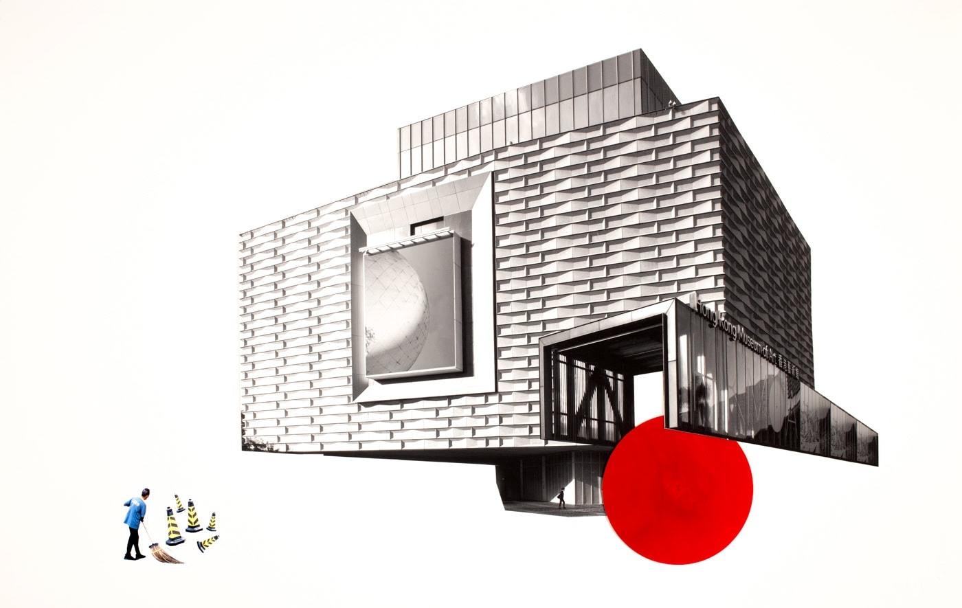 紅球10天巡遊香港10個地標,包括香港藝術館(HKMoA)