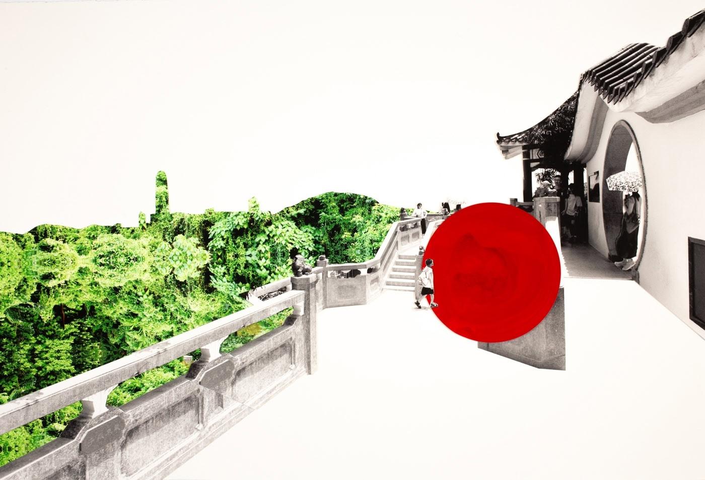 紅球10天巡遊香港10個地標,包括太平山頂的獅子亭