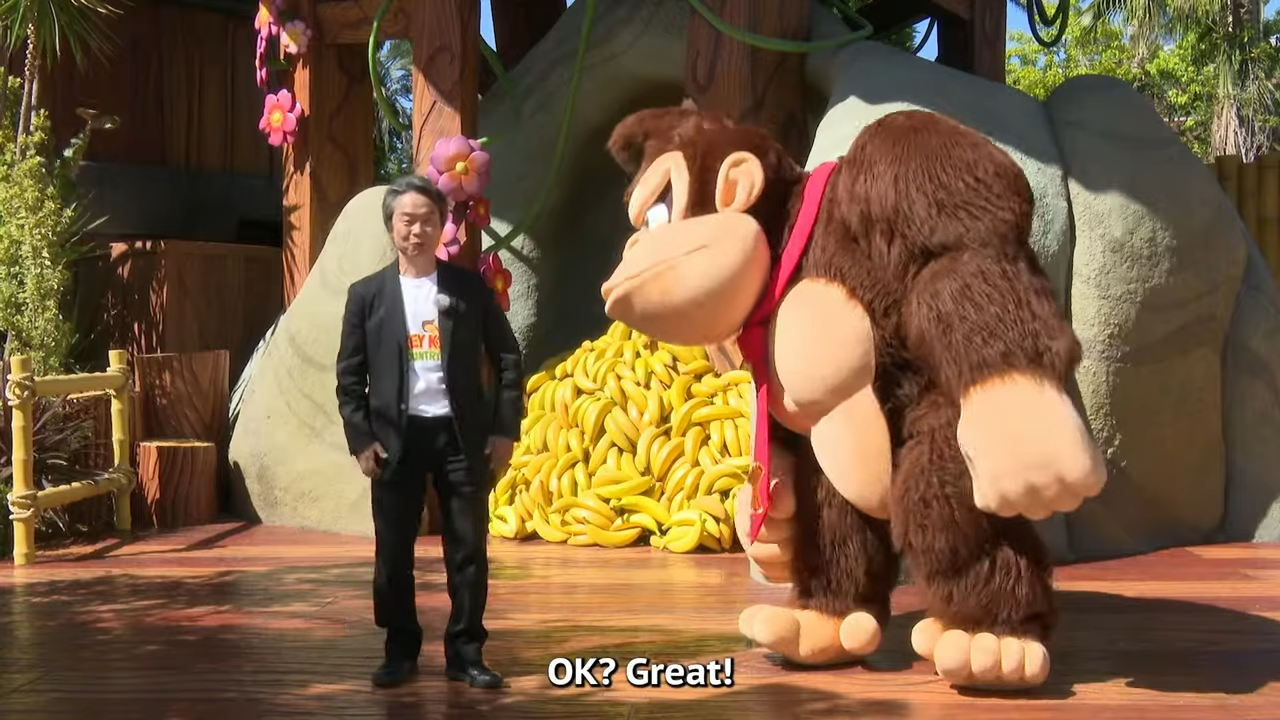 Donkey Kong亦會在現身與大家見面(圖片來源: Nintendo of America YouTube頻道)