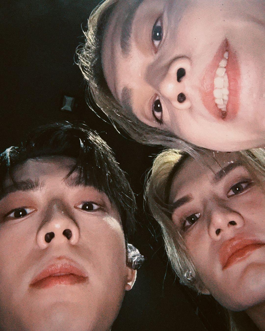 Edan在IG分享與Jer和jeremy低炒鼻窿相