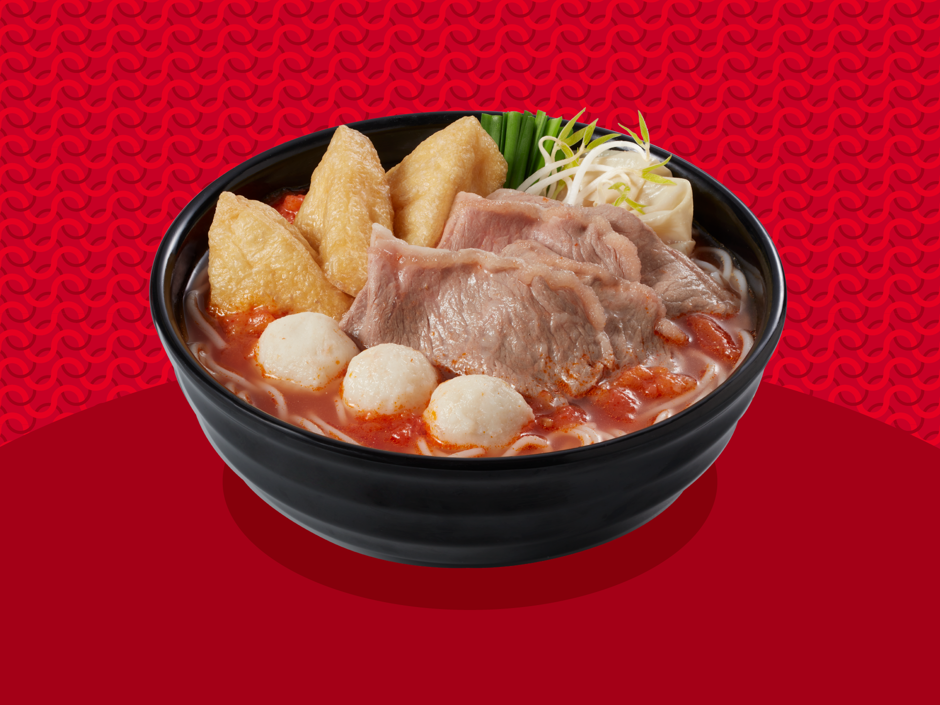 和牛墨丸豆卜番茄濃湯米線 澳元$24.9