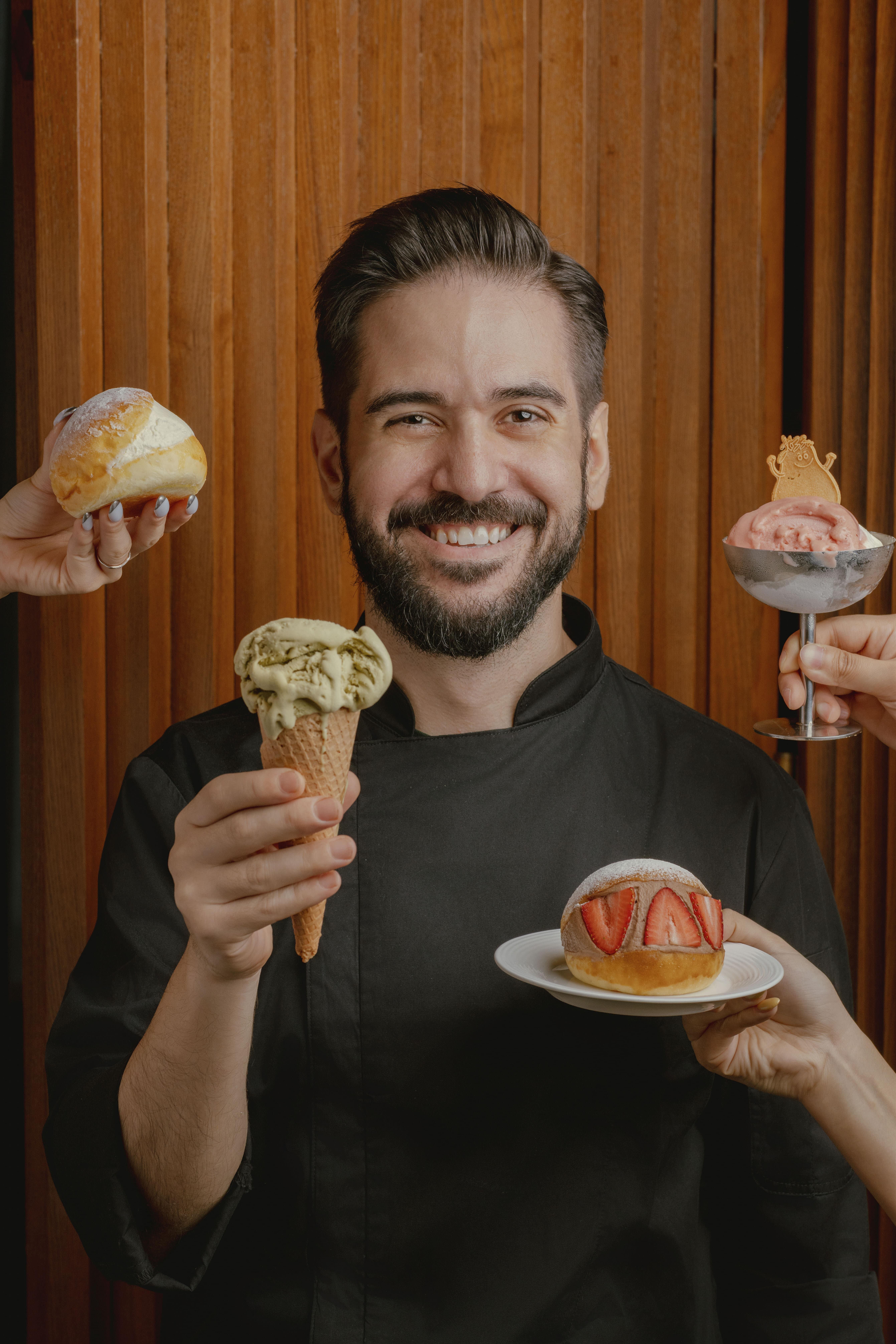 意籍糕點甜品主廚兼創辦人Fabio Bardi來自意大利撒丁島。