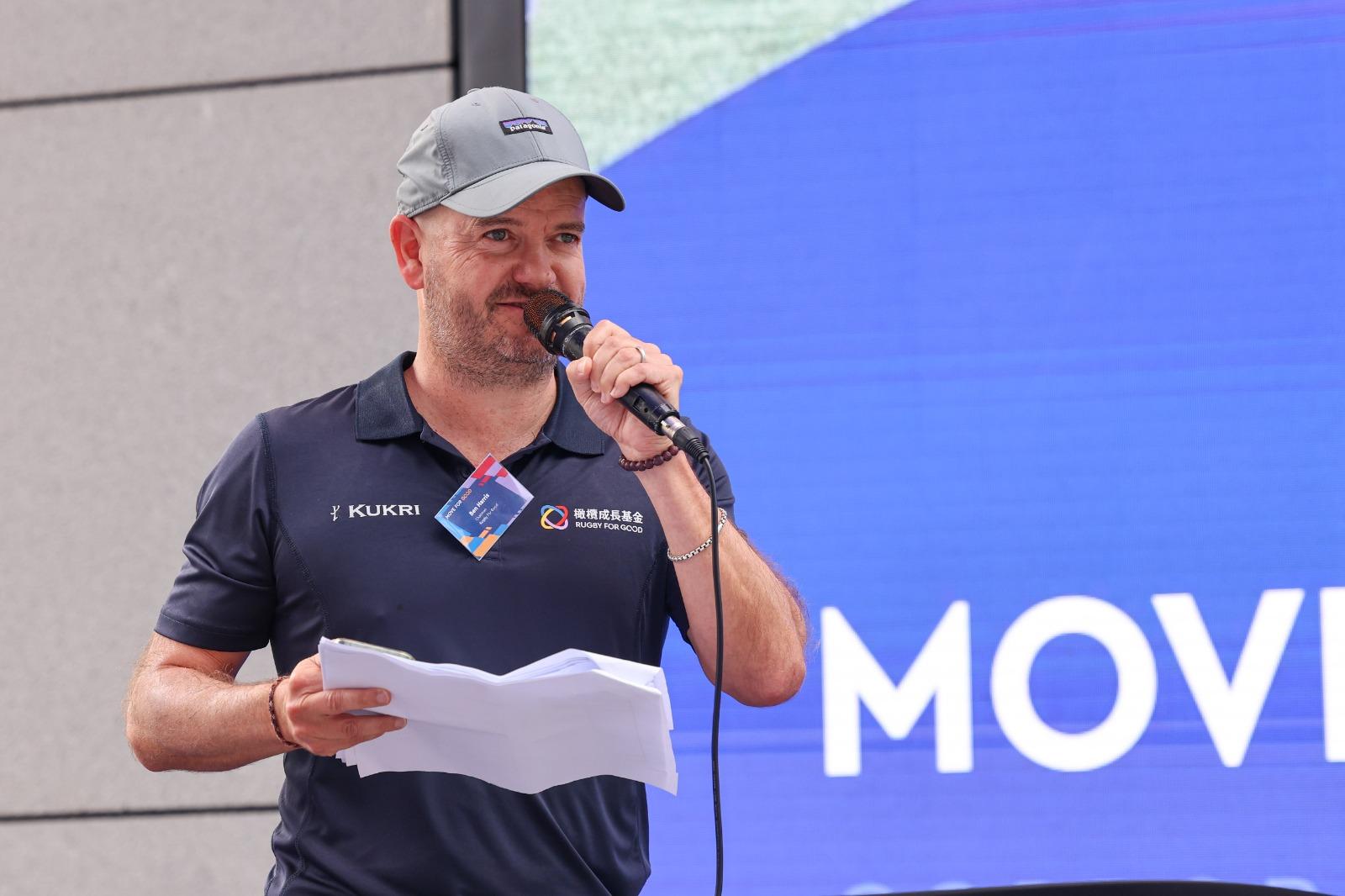 橄欖成長基金主席 Ben Harris對首次舉辦「Move For Good企業體能挑戰日」感到興奮,期望讓各方能夠體會運動的凝聚力。