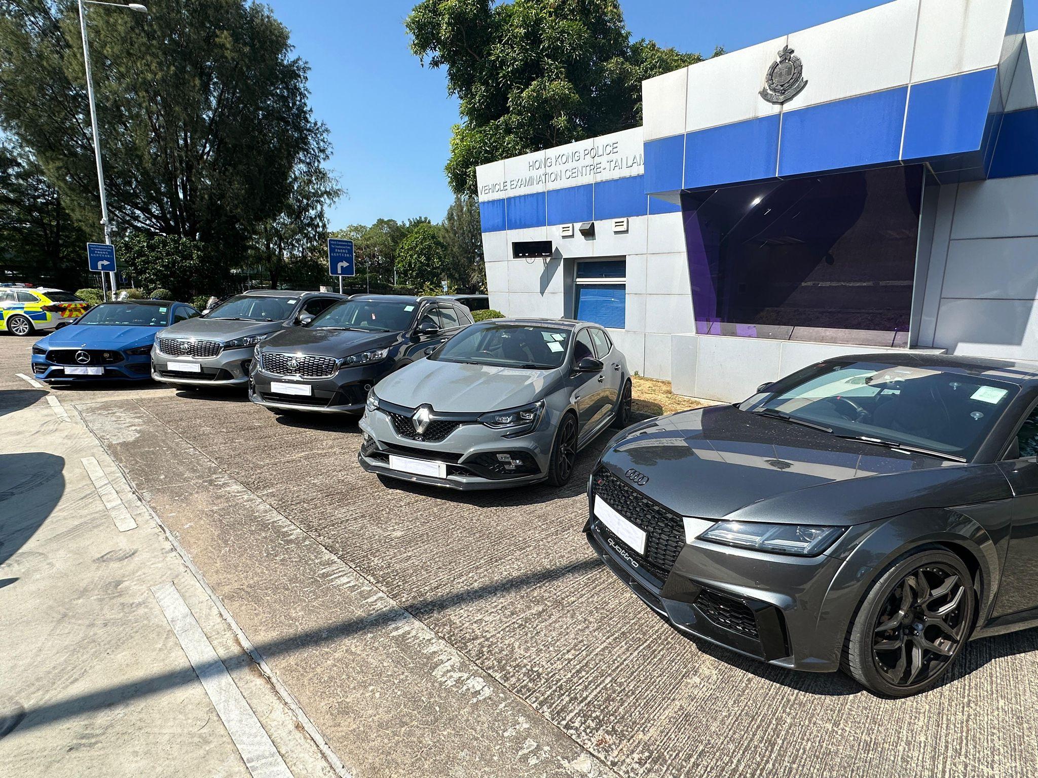 警方新界北反非法賽車,破6案拘14人並扣14車。