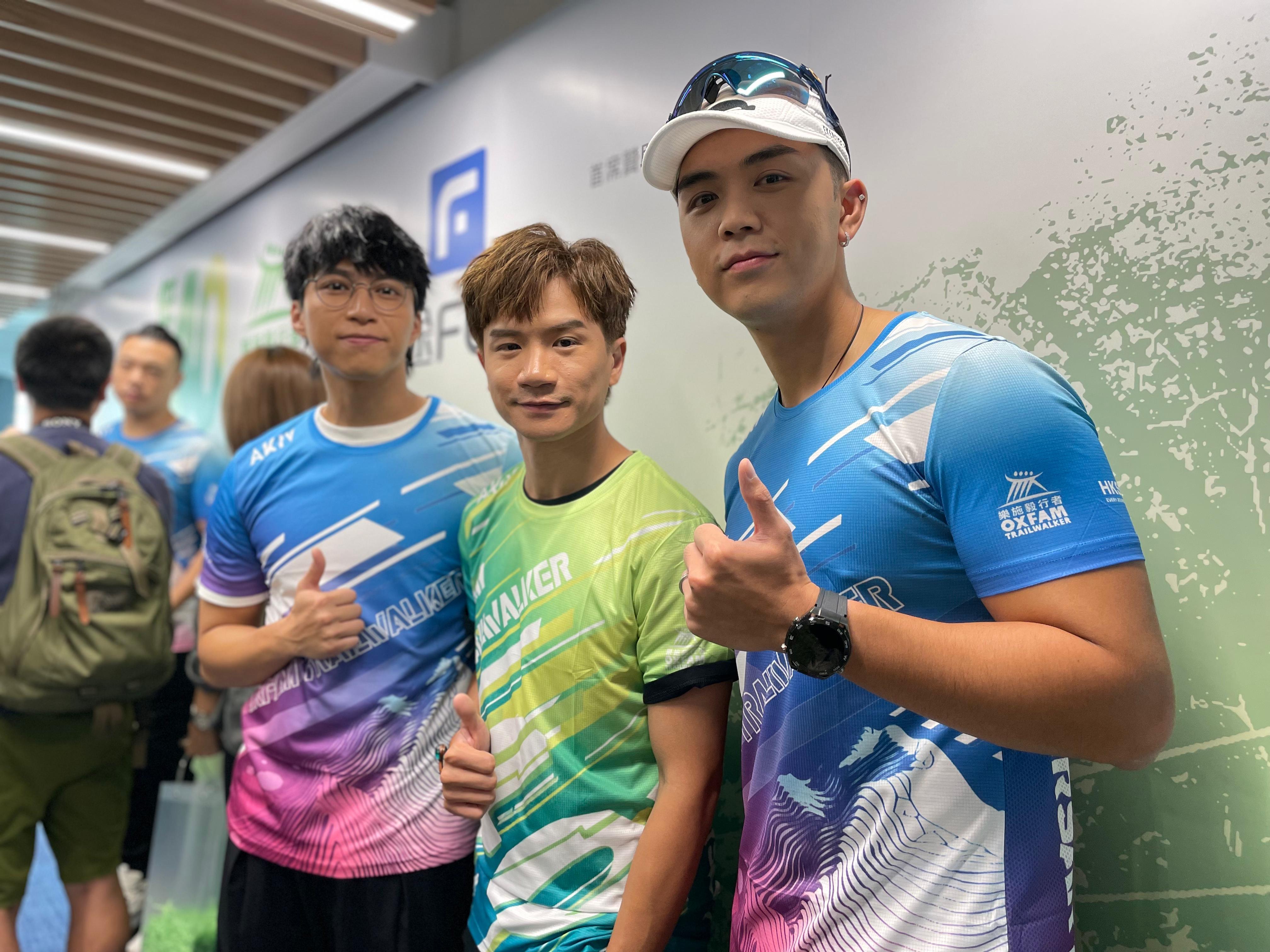 樂施會毅行者將於11月15日至17日舉行,吳業坤、伍富橋再次組隊參加,記招還有梁釗峰出席。