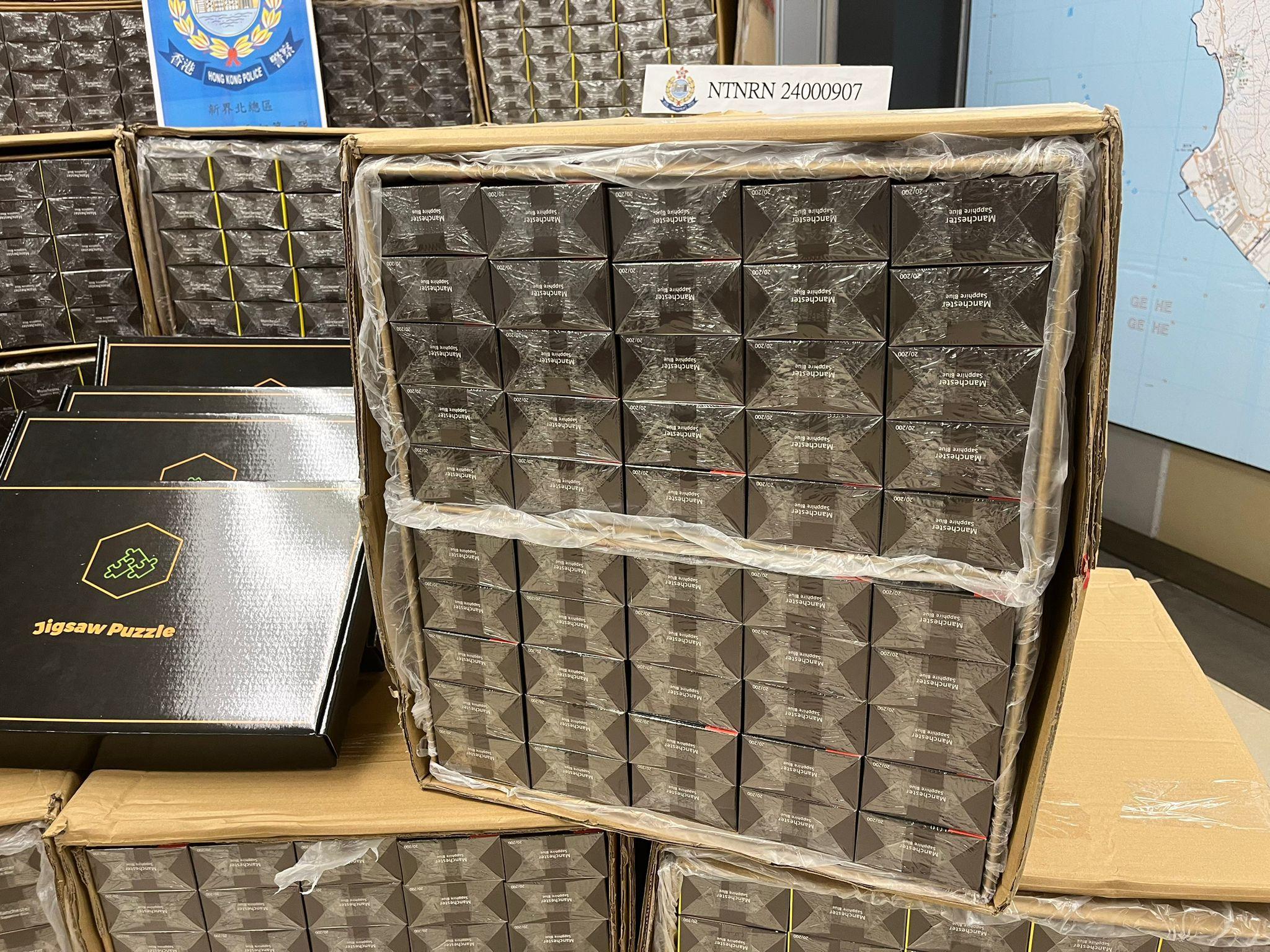 警破屯門私煙倉檢800萬貨 4非華裔男被捕