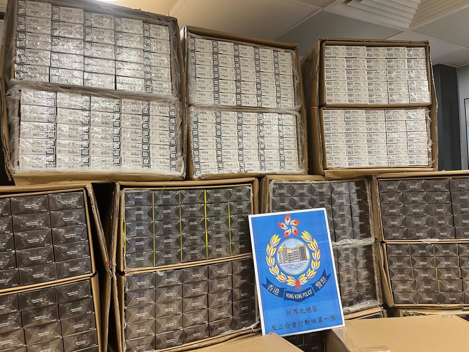 警破屯門私煙倉檢800萬貨 4非華裔男被捕