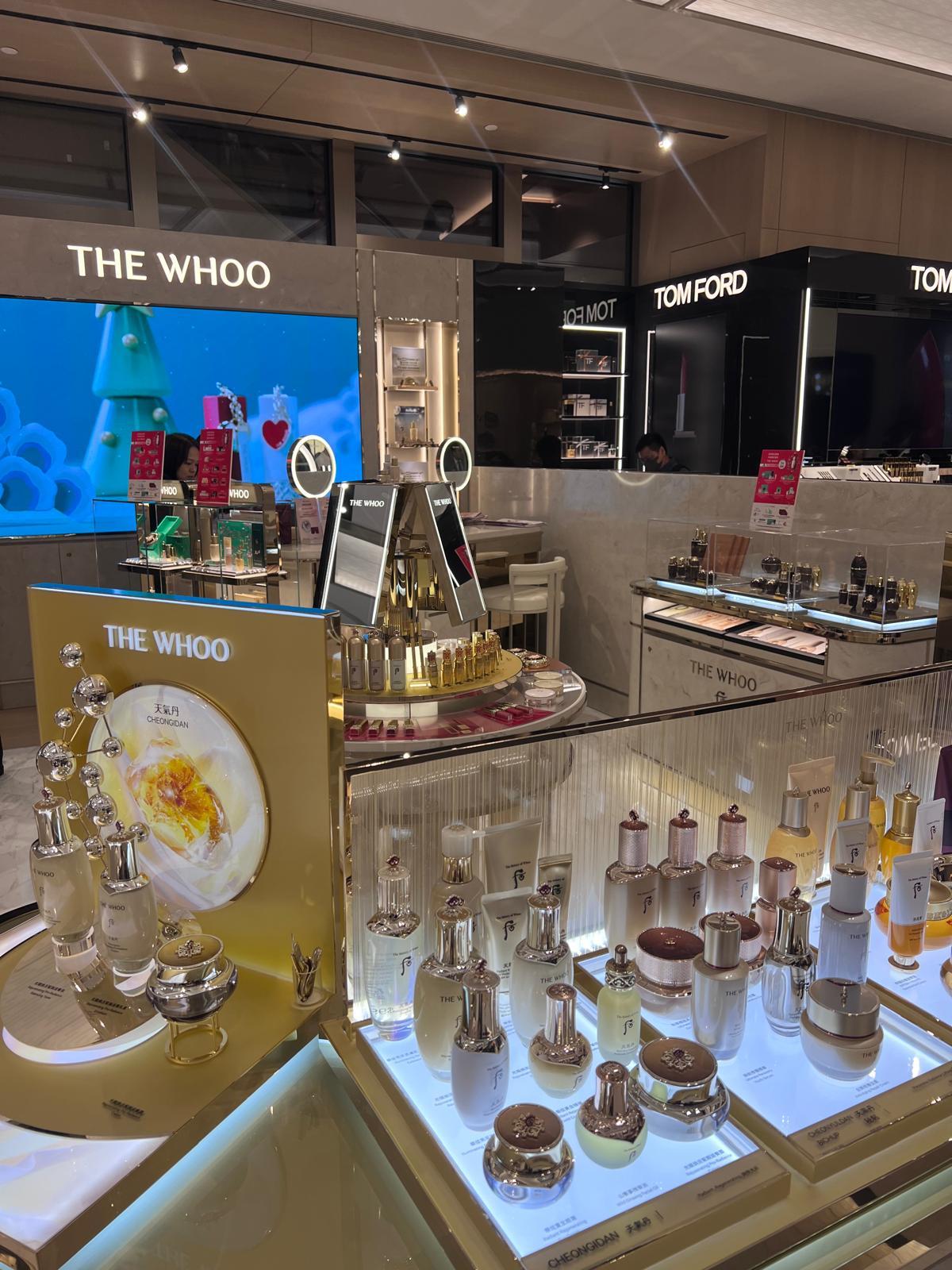 啟德SOGO開幕,有逾110個美妝品牌進駐,包括The Whoo