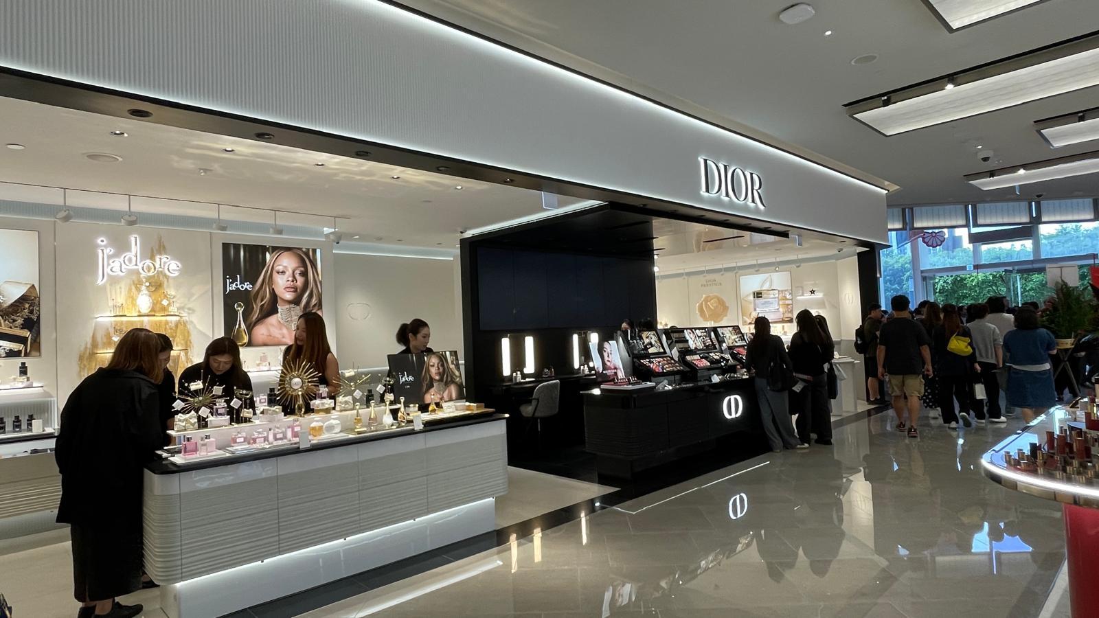 啟德SOGO開幕,有逾110個美妝品牌進駐,包括Dior Beauty