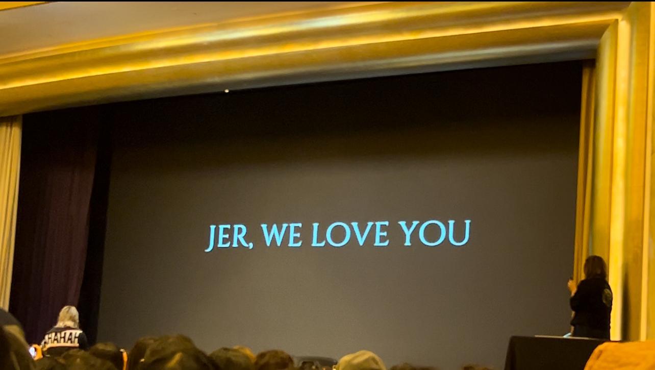 海外柳柳粉拍片為Jer送上祝福,片尾以「JER, WE LOVE YOU」作結,非常sweet。