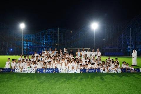 皇馬邀請100名兒童參與主題樂園開幕。(官網圖片)