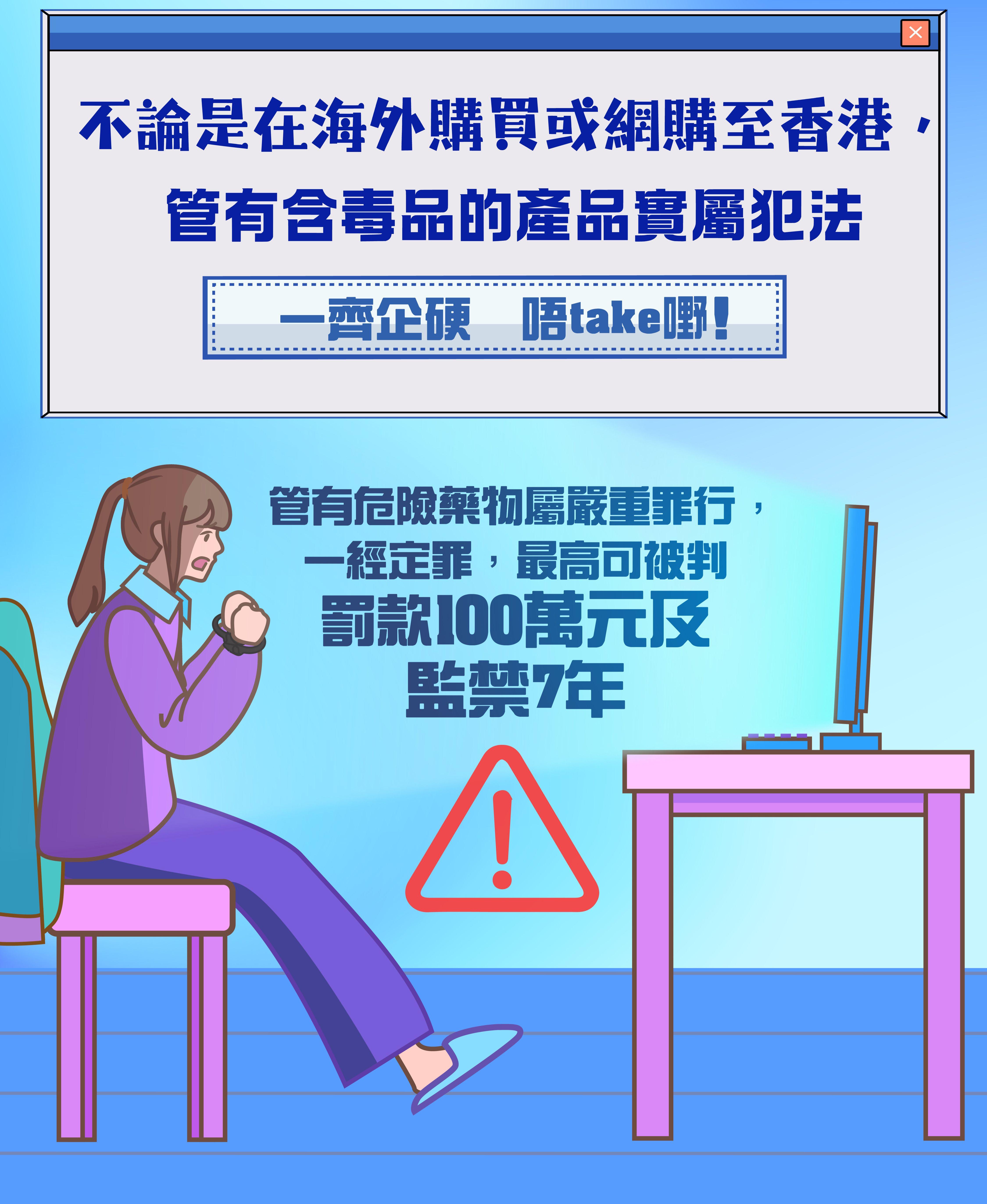 禁毒資料圖解|小心販毒陷阱(禁毒處)