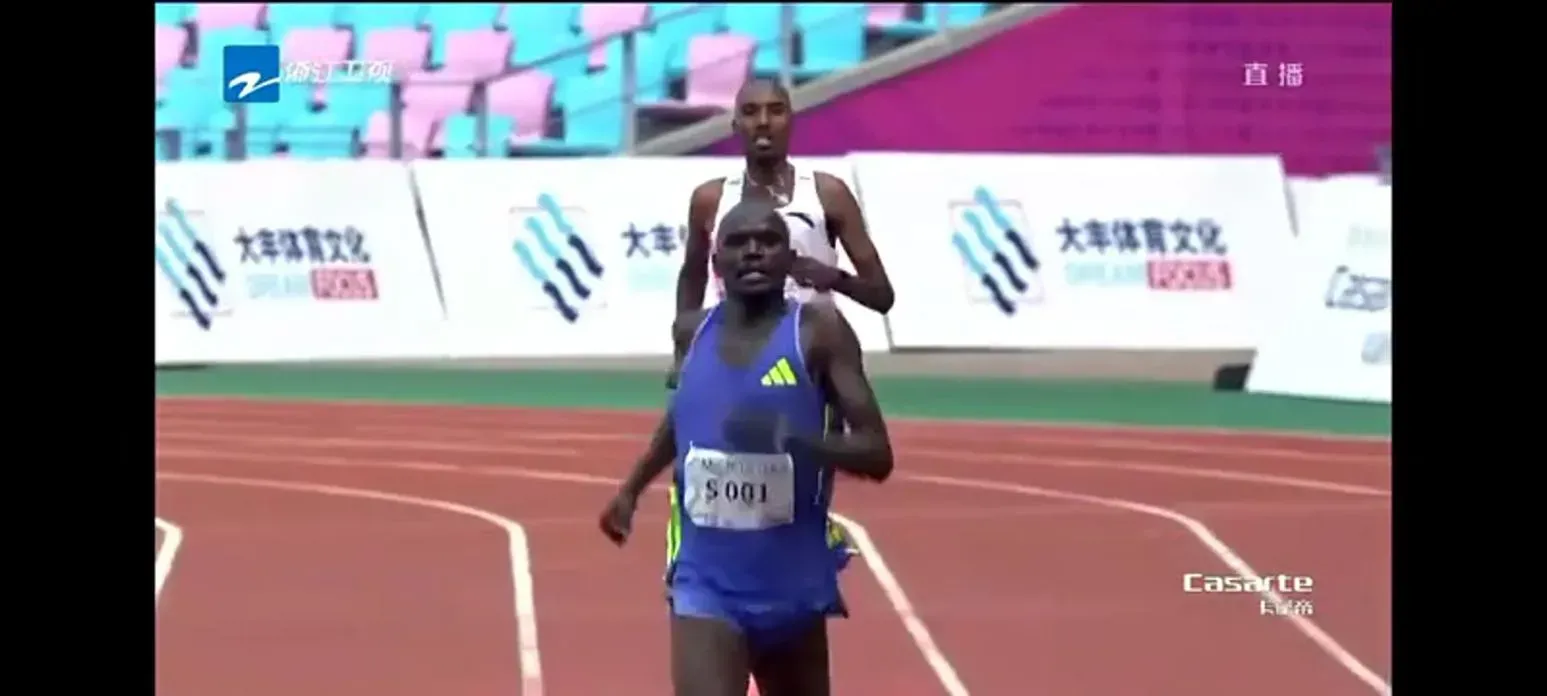 杭州馬拉松2024,Moses Kibet在爭議中以6秒之差力壓Tesfaye Deriba奪冠。