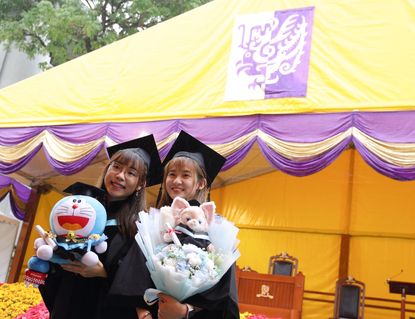 中大畢業禮今日舉行。(吳康琦攝)