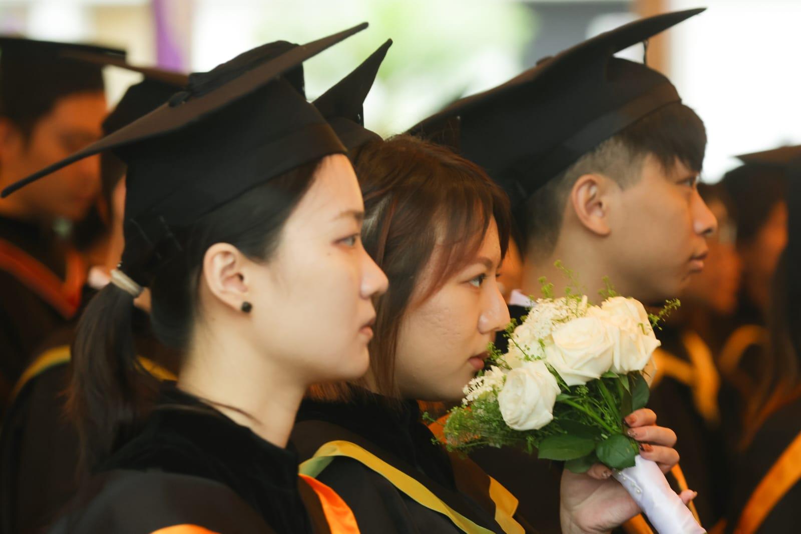 中大畢業禮今日舉行。(吳康琦攝)