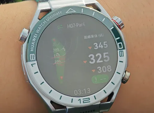 與果嶺的距離數據