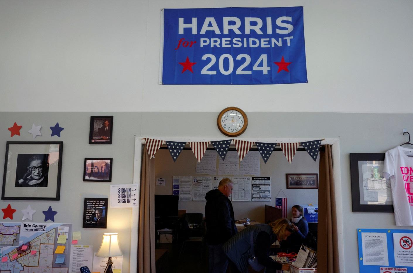 賓夕法尼亞州埃里縣民主黨黨部。(路透社)