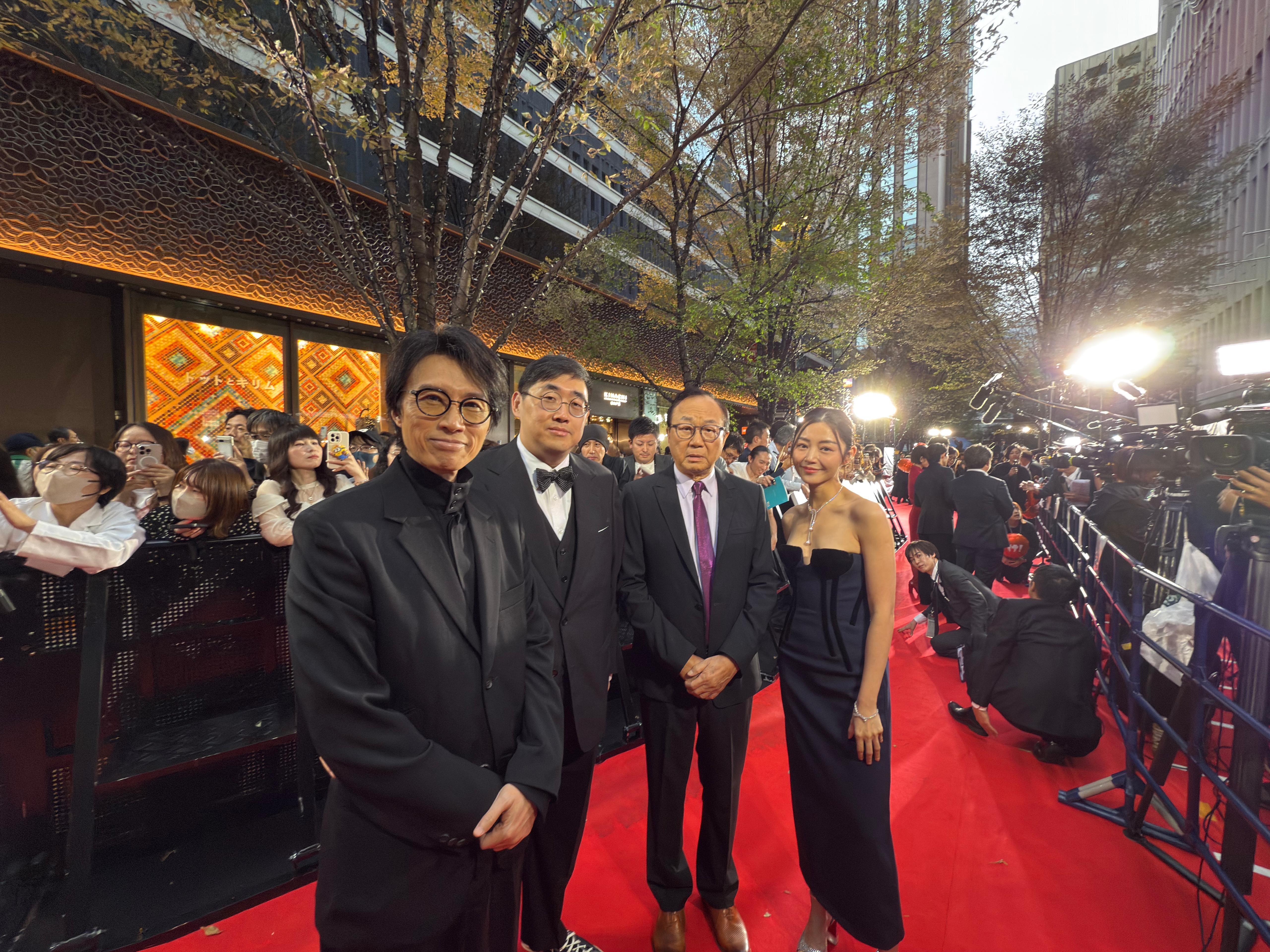 《破.地獄》入圍今屆東京國際電影節,許冠文、黃子華,衛詩雅和導演出席當地首映活動。