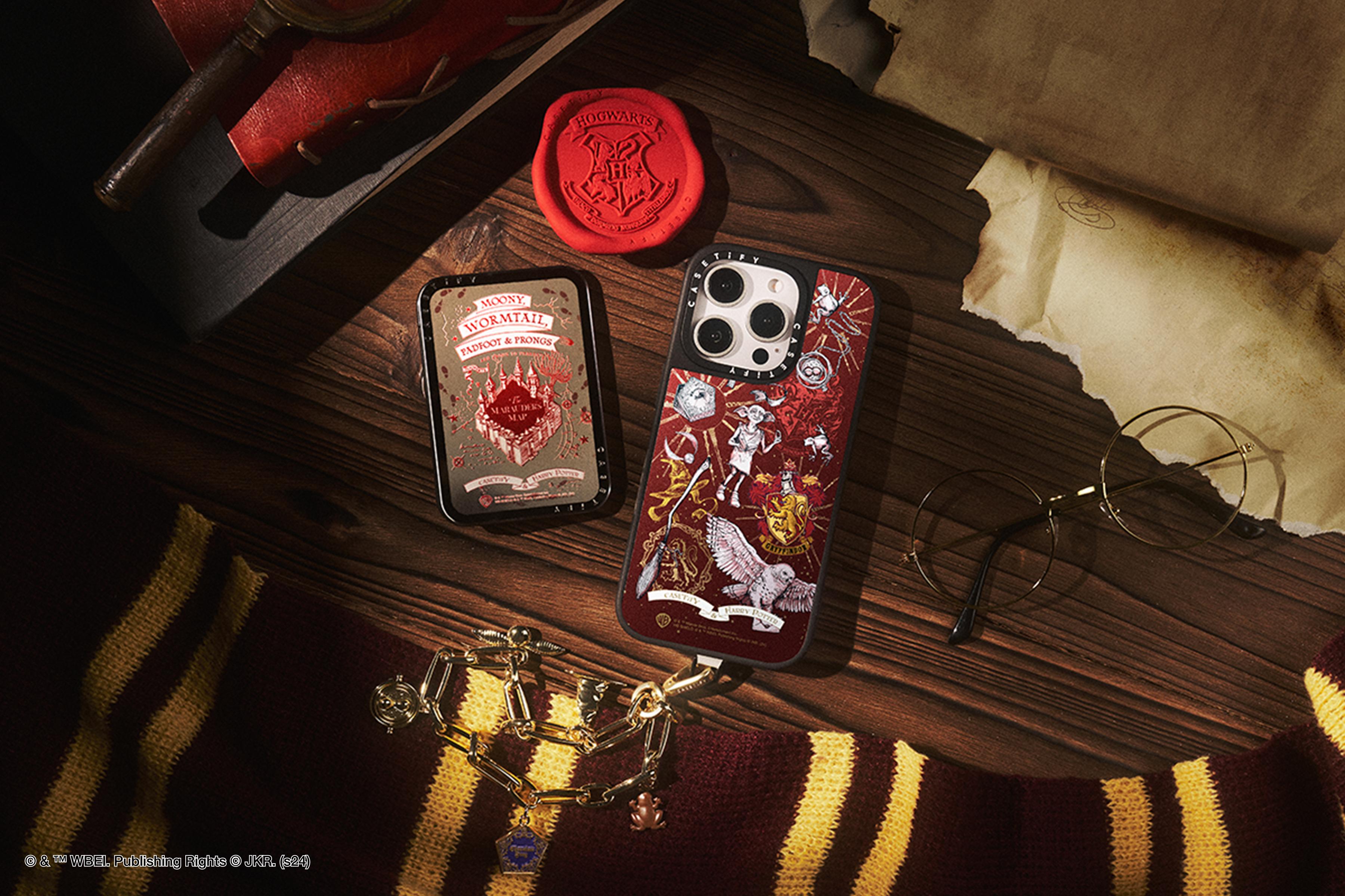 Harry Potter x CASETiFY聯乘系列葛來分多配色。