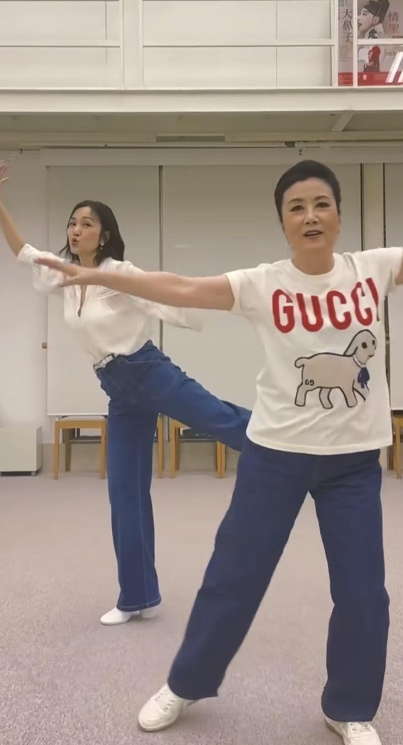 阿姐與Kay大跳《Make my day》 的舞步。