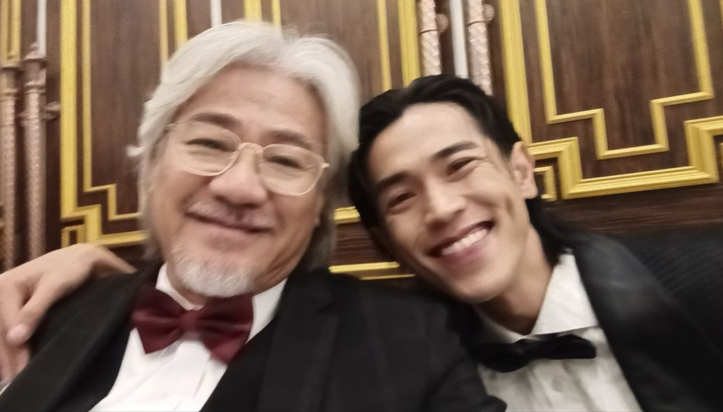 馬志威同兩大前輩都合作得好開心。