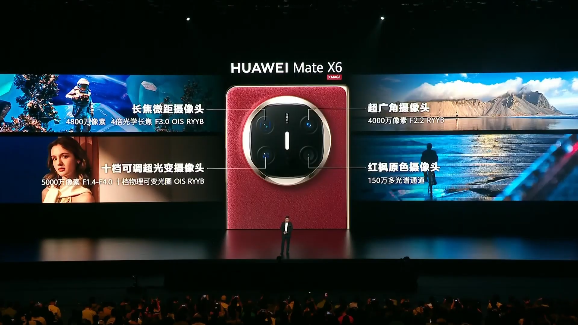HUAWEI Mate X6配備4鏡頭系統。
