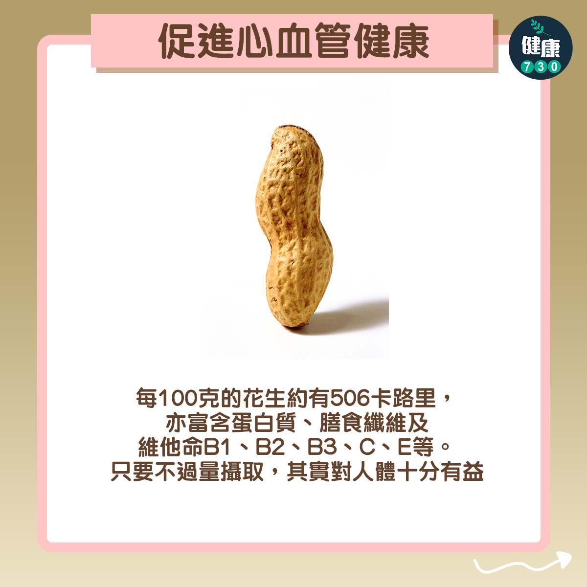 花生功效|促進心血管健康(am730製圖)