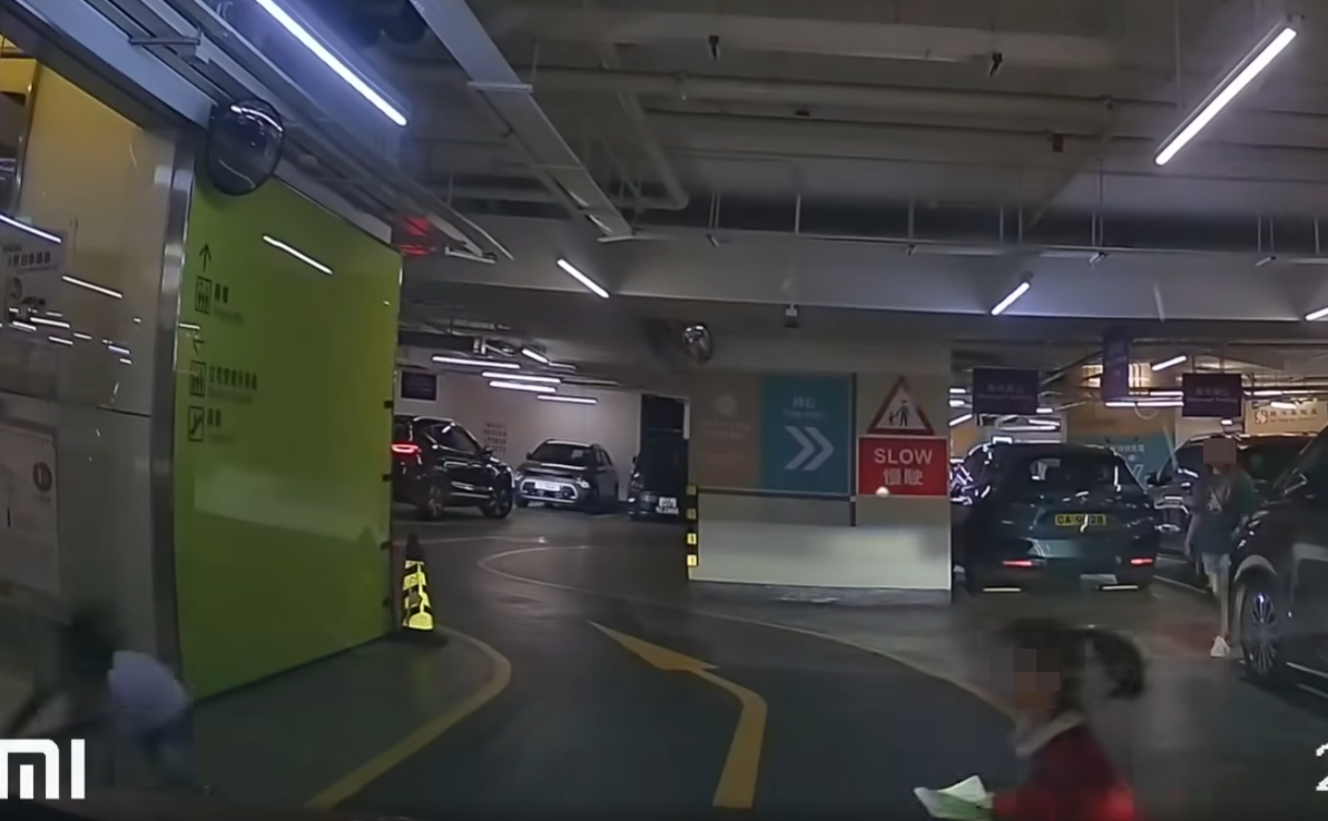 當時女童正追逐男童,幸車主及時煞車,男童走前三步後失重心跌倒,而女童及時停步,呆了一呆繼續前走。 「車cam L(香港群組)」