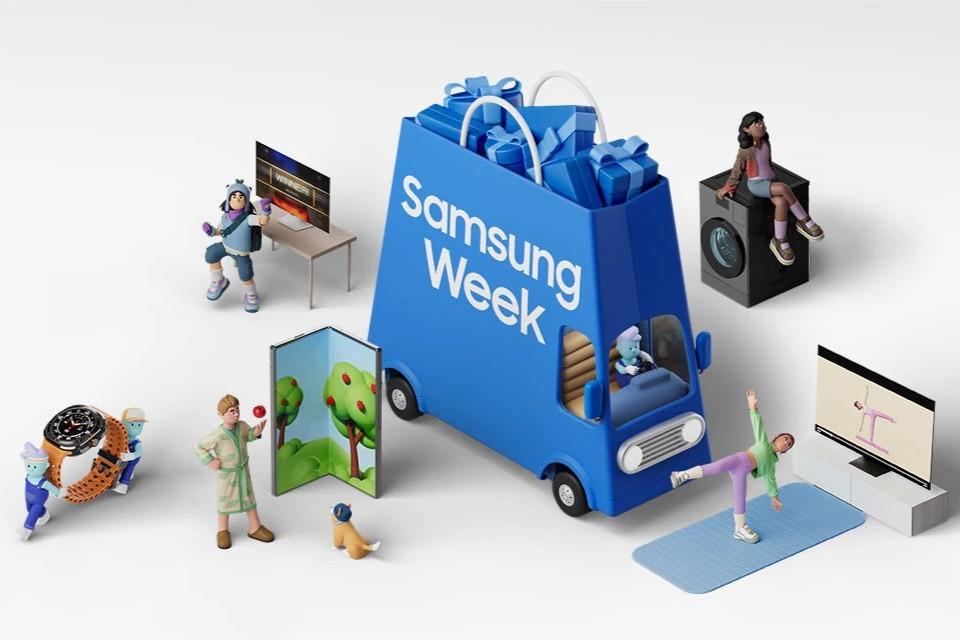 Samsung 55週年優惠,包括GalaxyAI產品同最新生活家電。