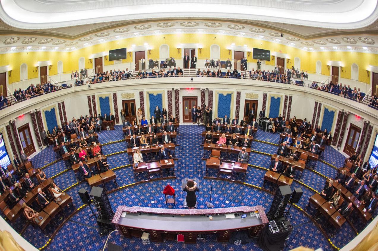 美國國會參議院。(互聯網)