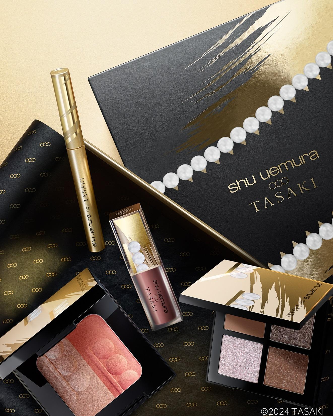 聖誕限量化妝品2024|shu uemura 植村秀 x TASAKI 限定聯乘系列