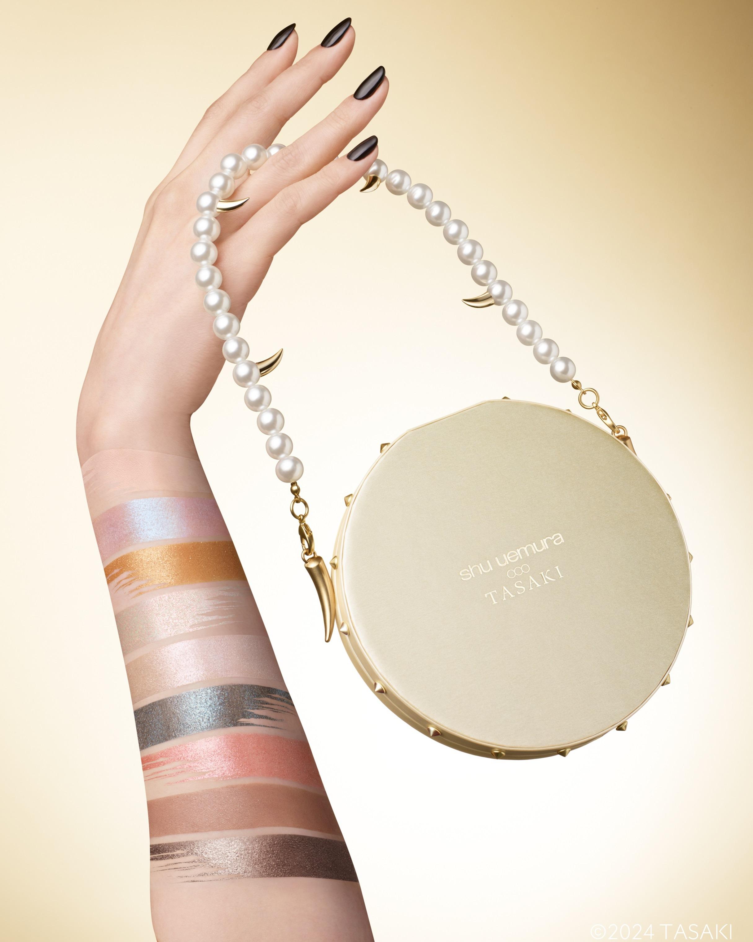 聖誕限量化妝品2024|shu uemura 植村秀 x TASAKI 限量版眼影組合—萬物流金 $680