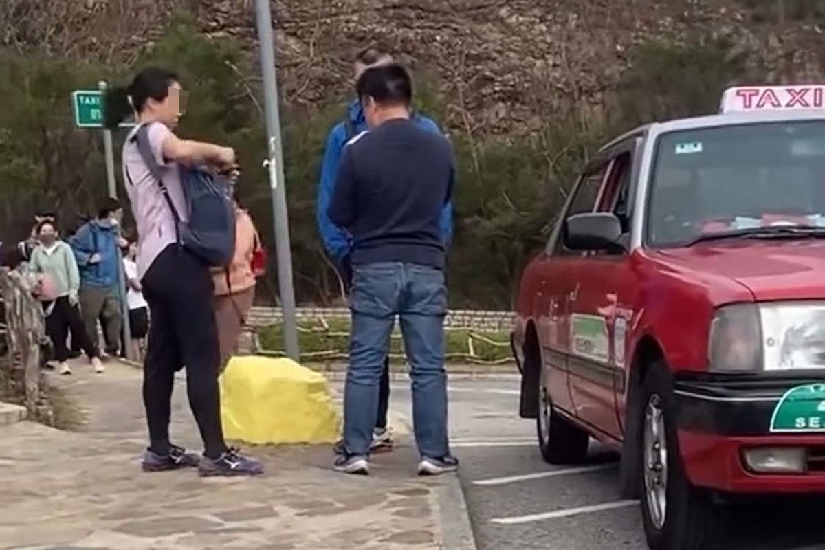 雙方其後未有出聲。(FB群組「車cam L(香港群組)」片段截圖)