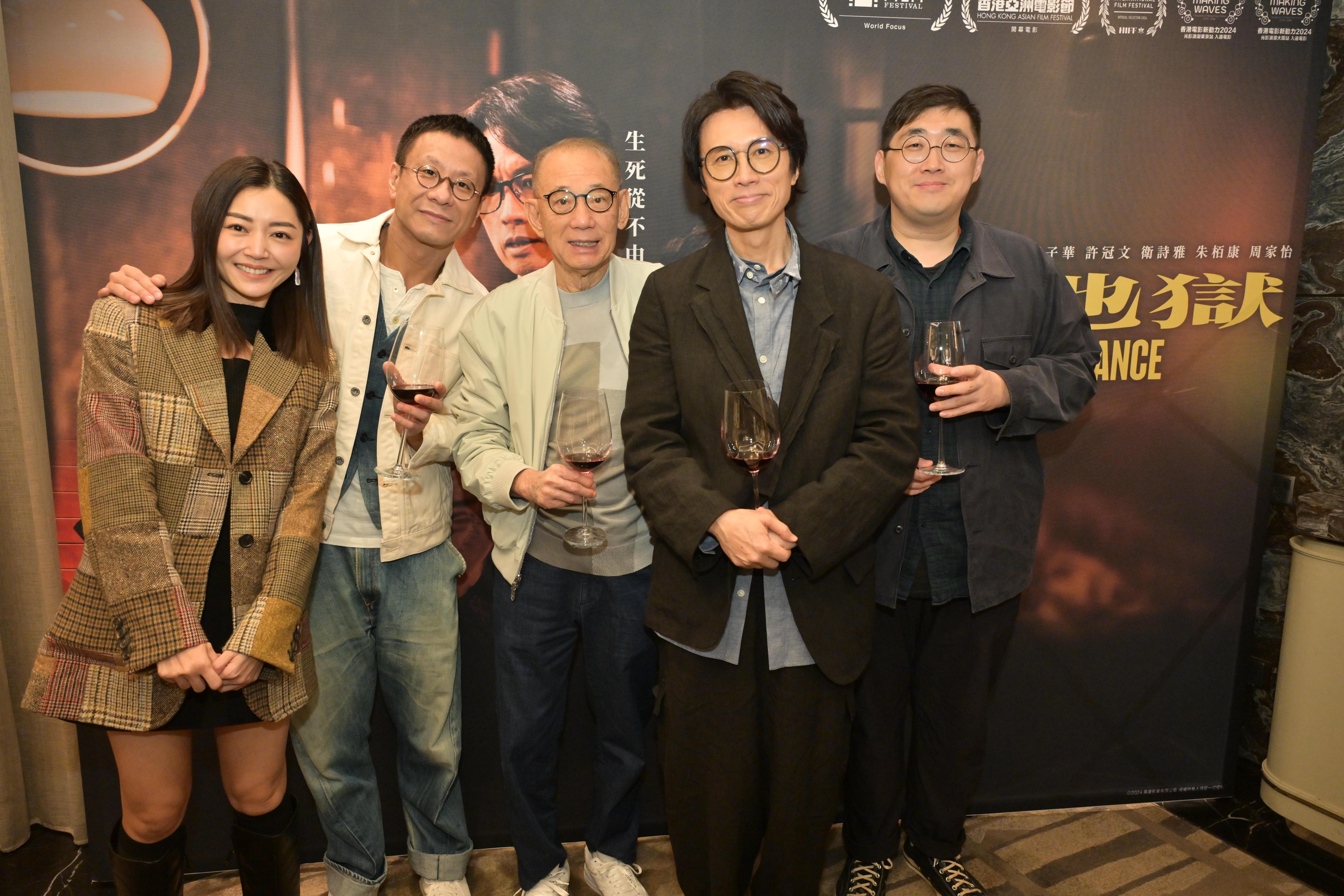 《破·地獄》劇組出席慶功宴,慶祝票房不停上升。