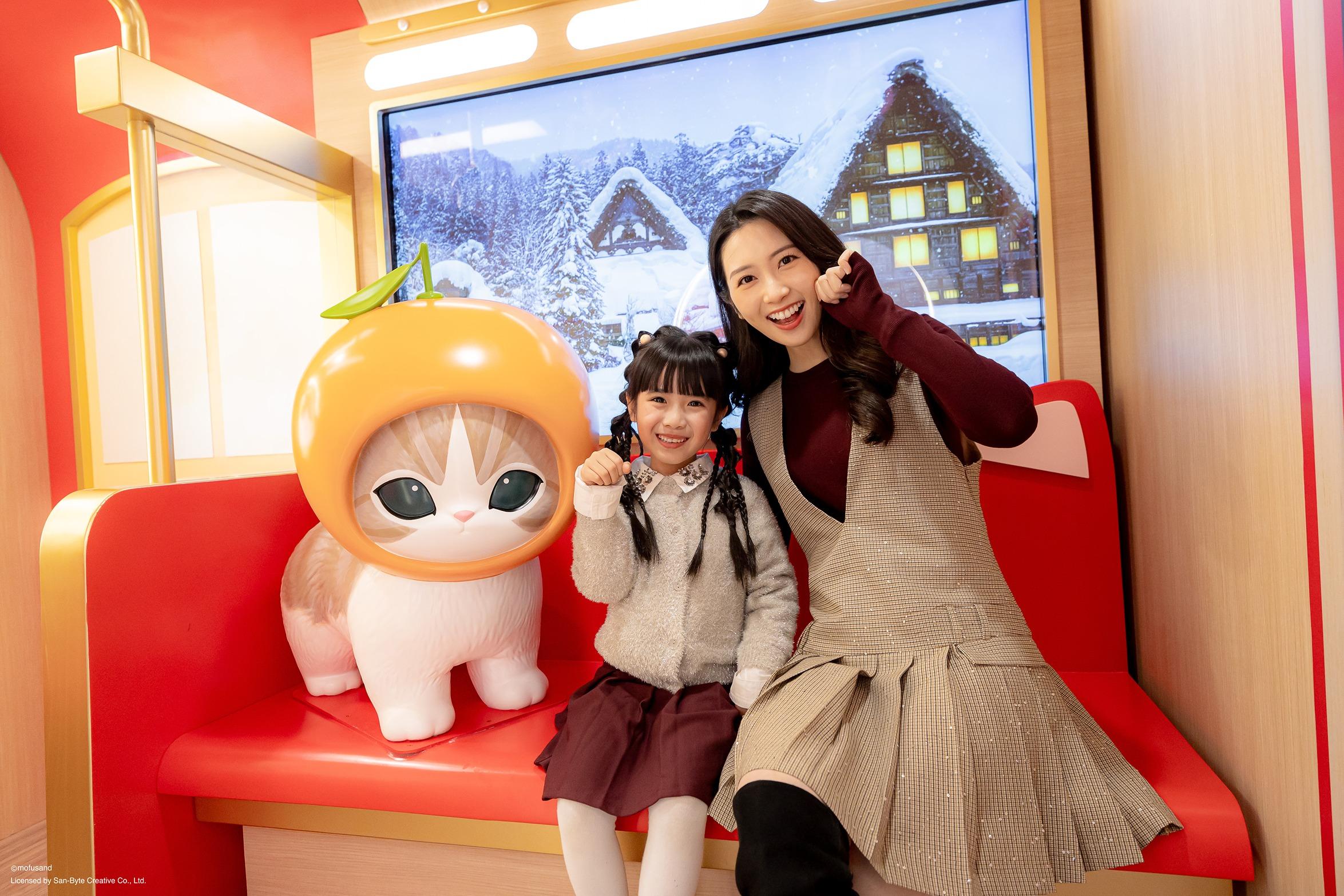 MegaBox x mofusand打卡位:福貓號列車