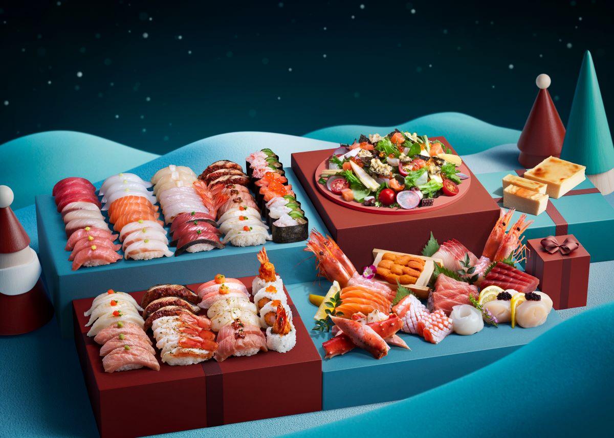 千両極上聖誕派對盛(5至6位享用)原價$2,633 (即日起至12月15日優先訂購優惠:千両會員$1,974.7;Mastercard持卡人$2,106.4;一般客戶$2,369.7。由12月16日起至2025年1月1日訂購,千両會員$2,106.4;Mastercard持卡人$2,238。)